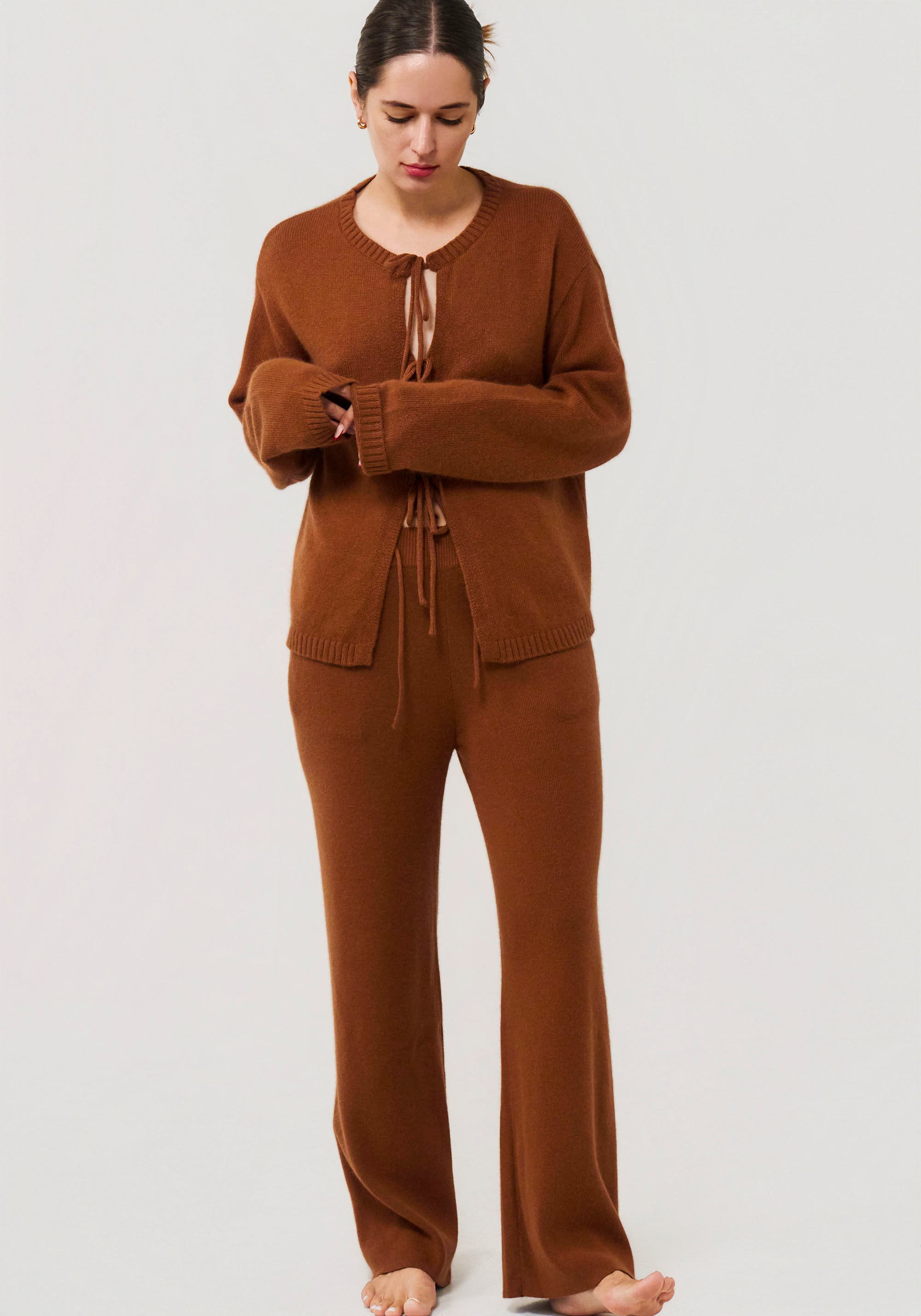 ANGORA TIE KNIT SET UP