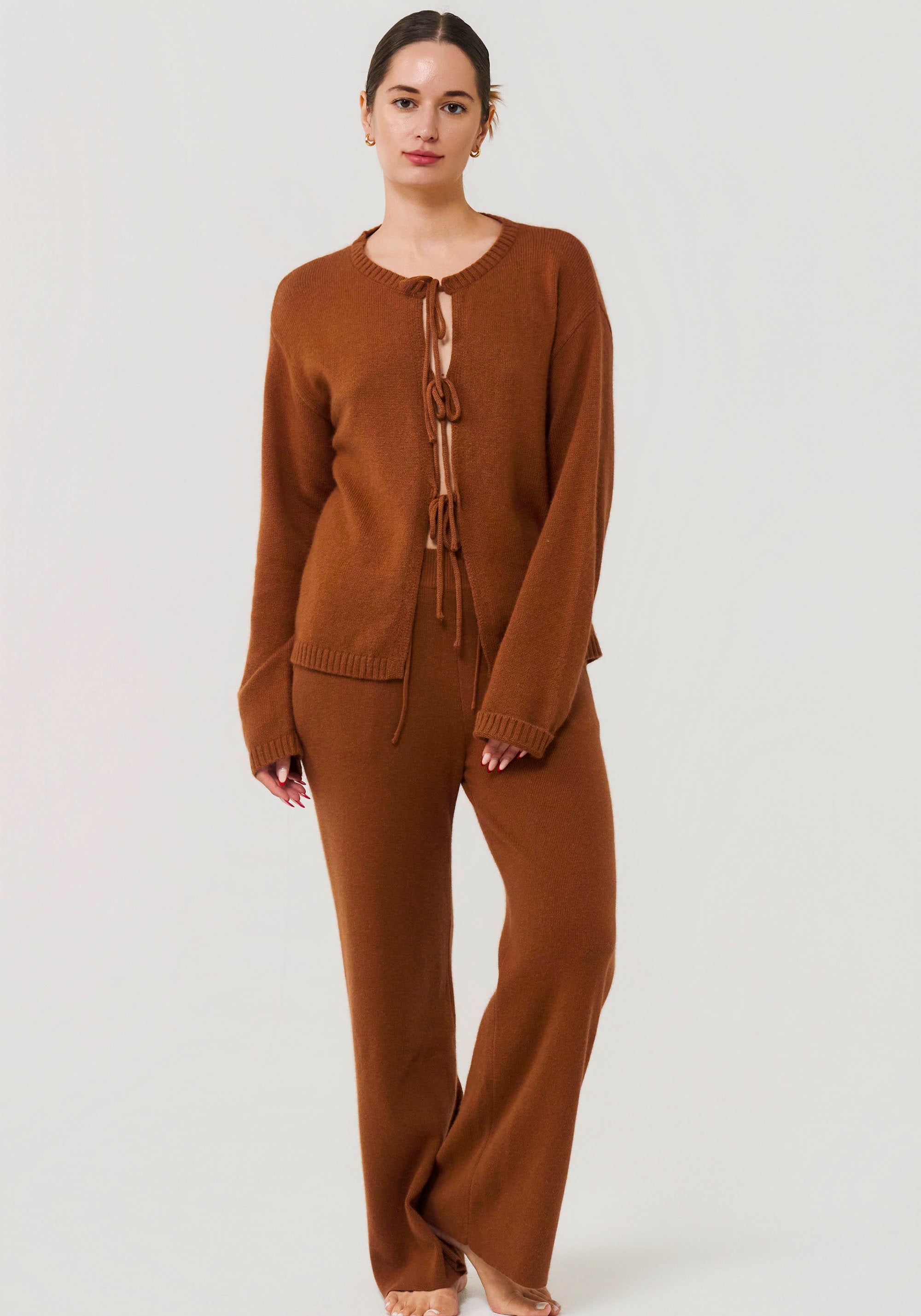 ANGORA TIE KNIT SET UP