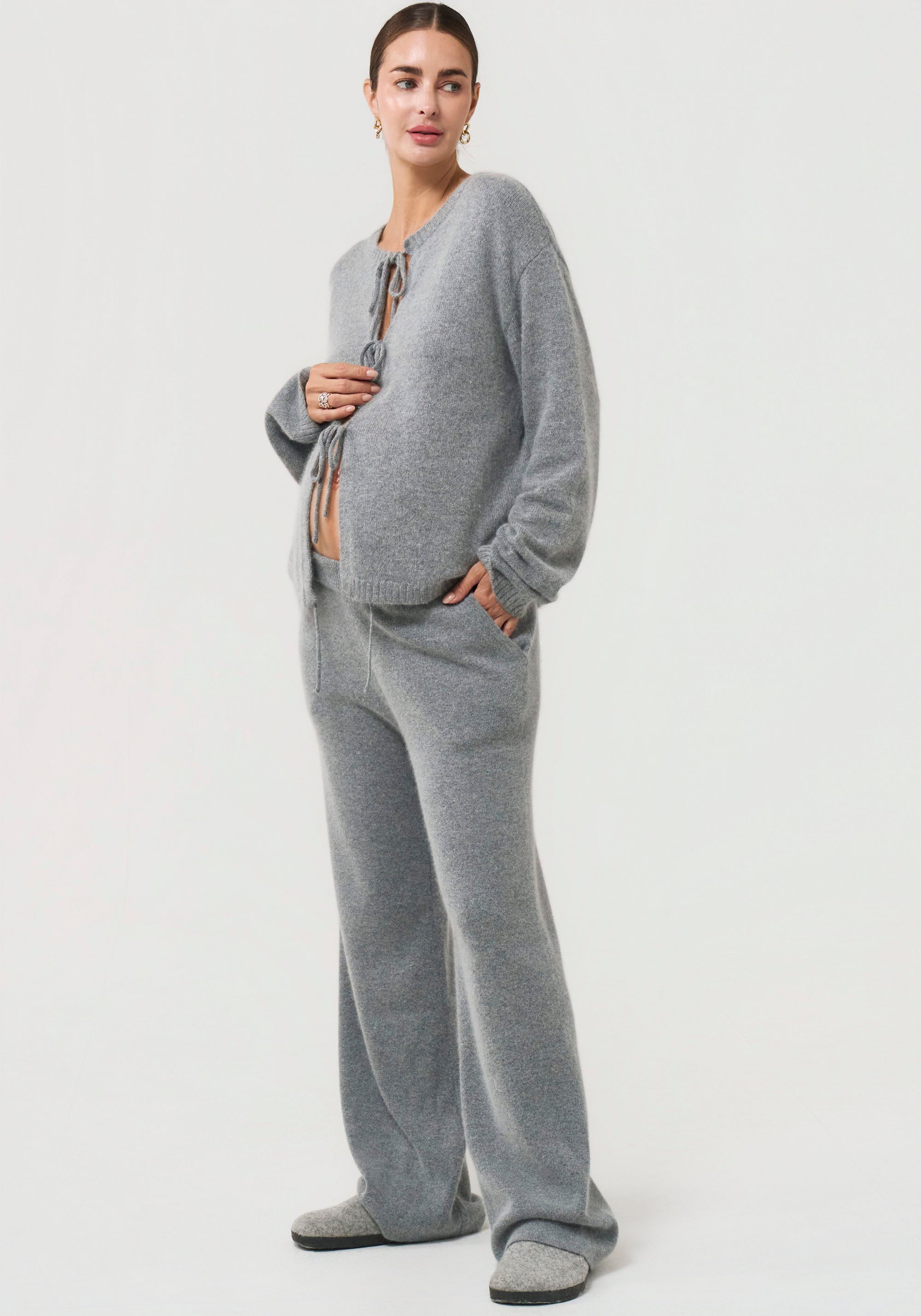 ANGORA TIE KNIT SET UP