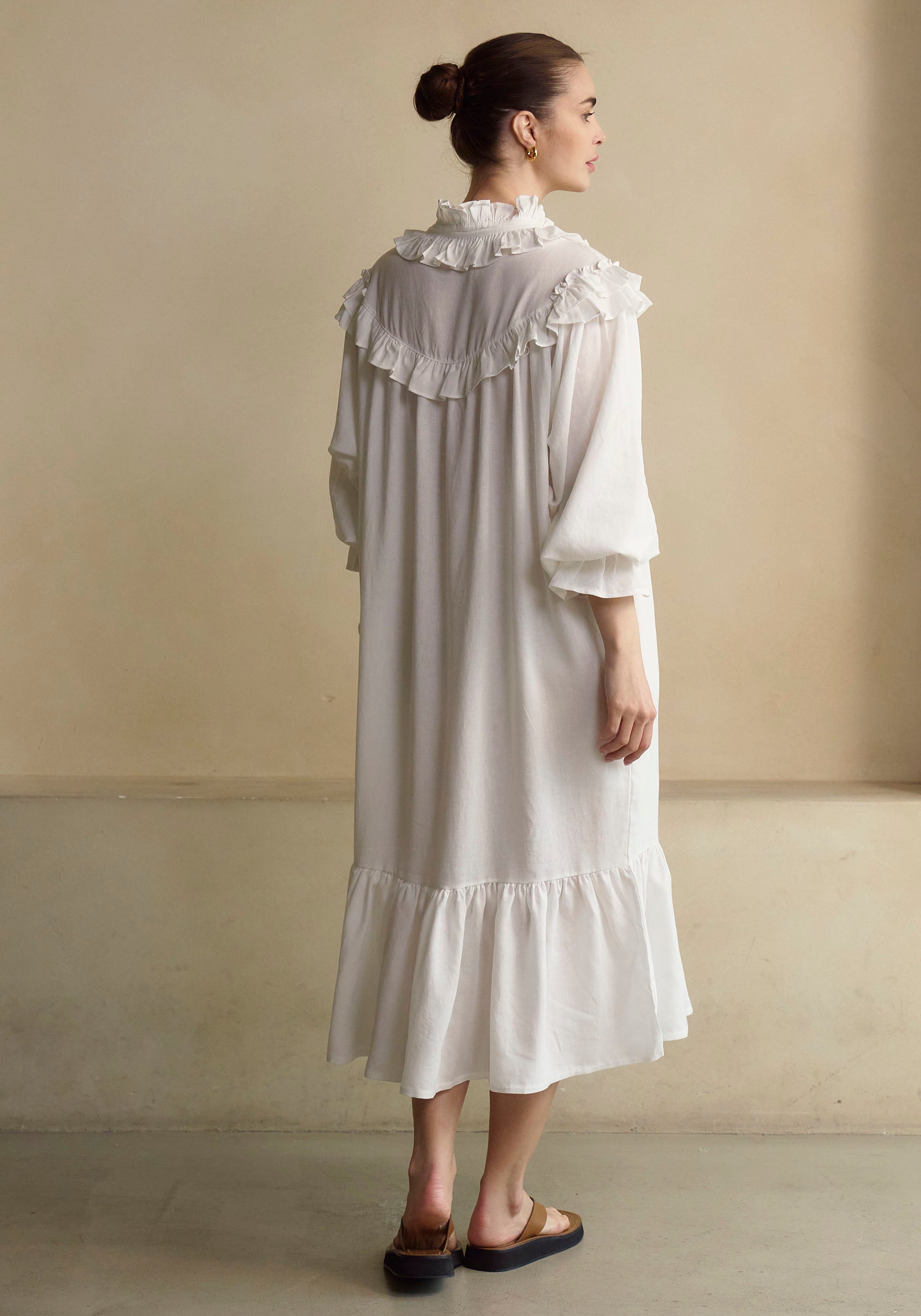 FREYA LINEN DRESS