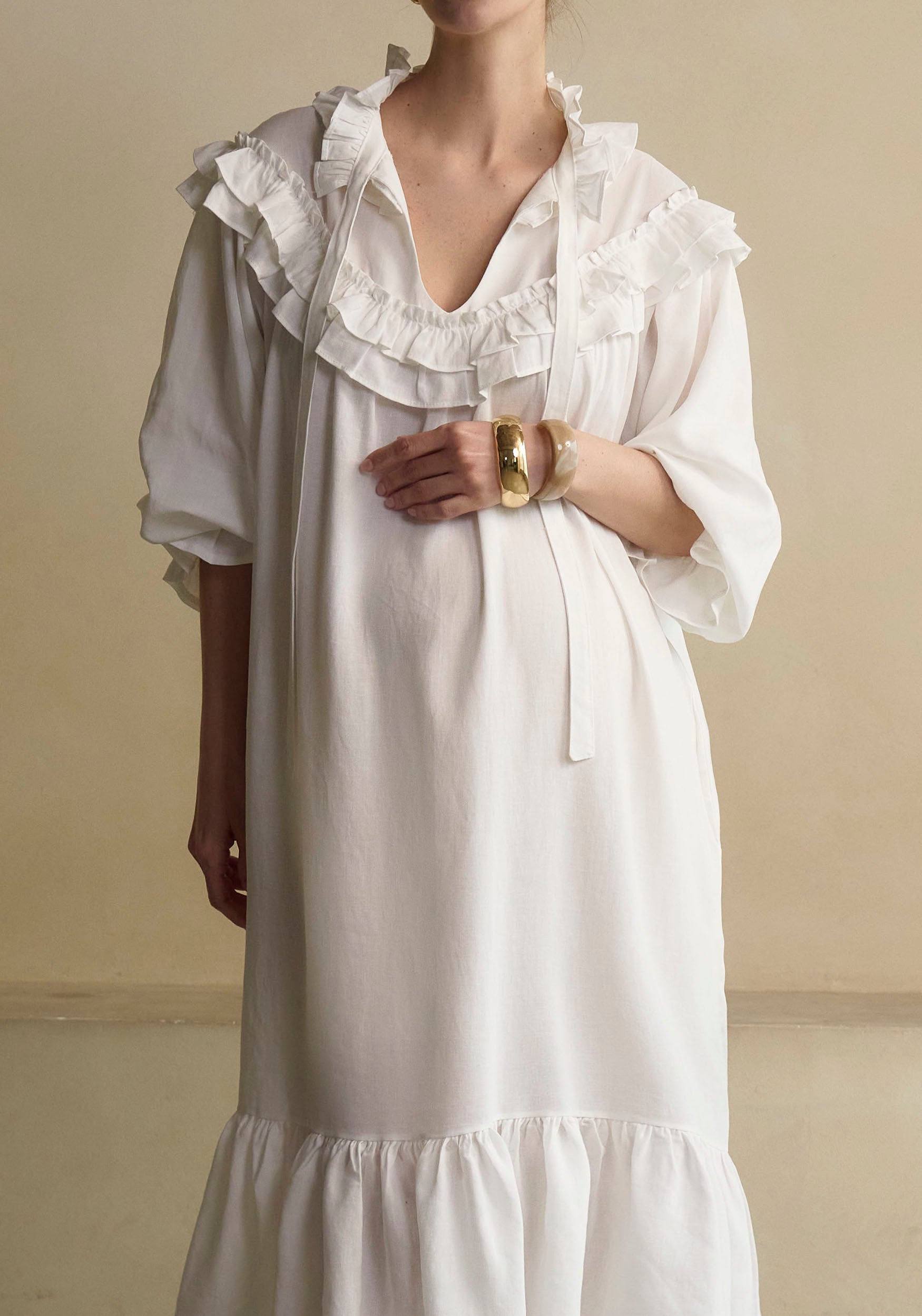 FREYA LINEN DRESS