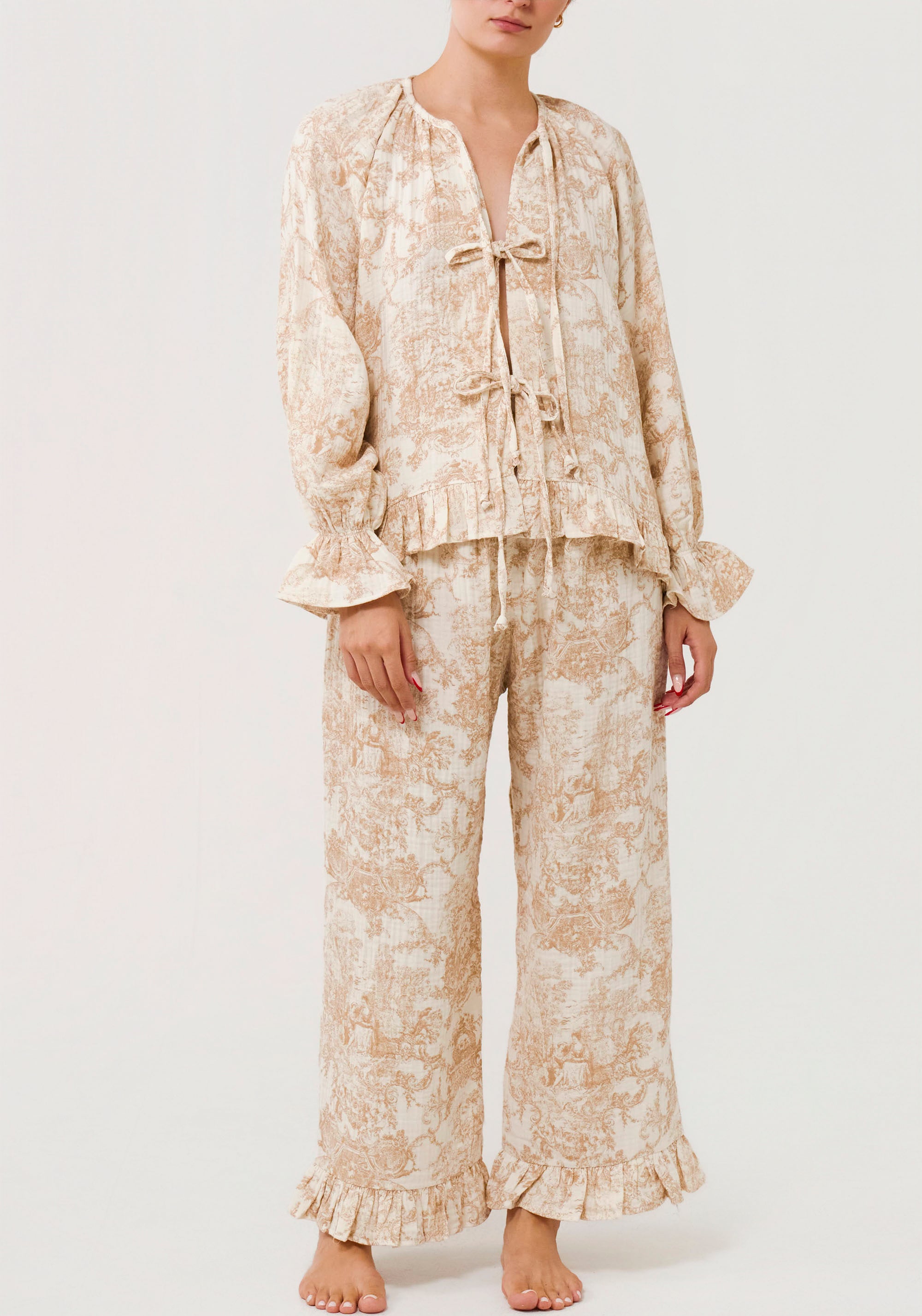 COZY TIE MUSLIN SET