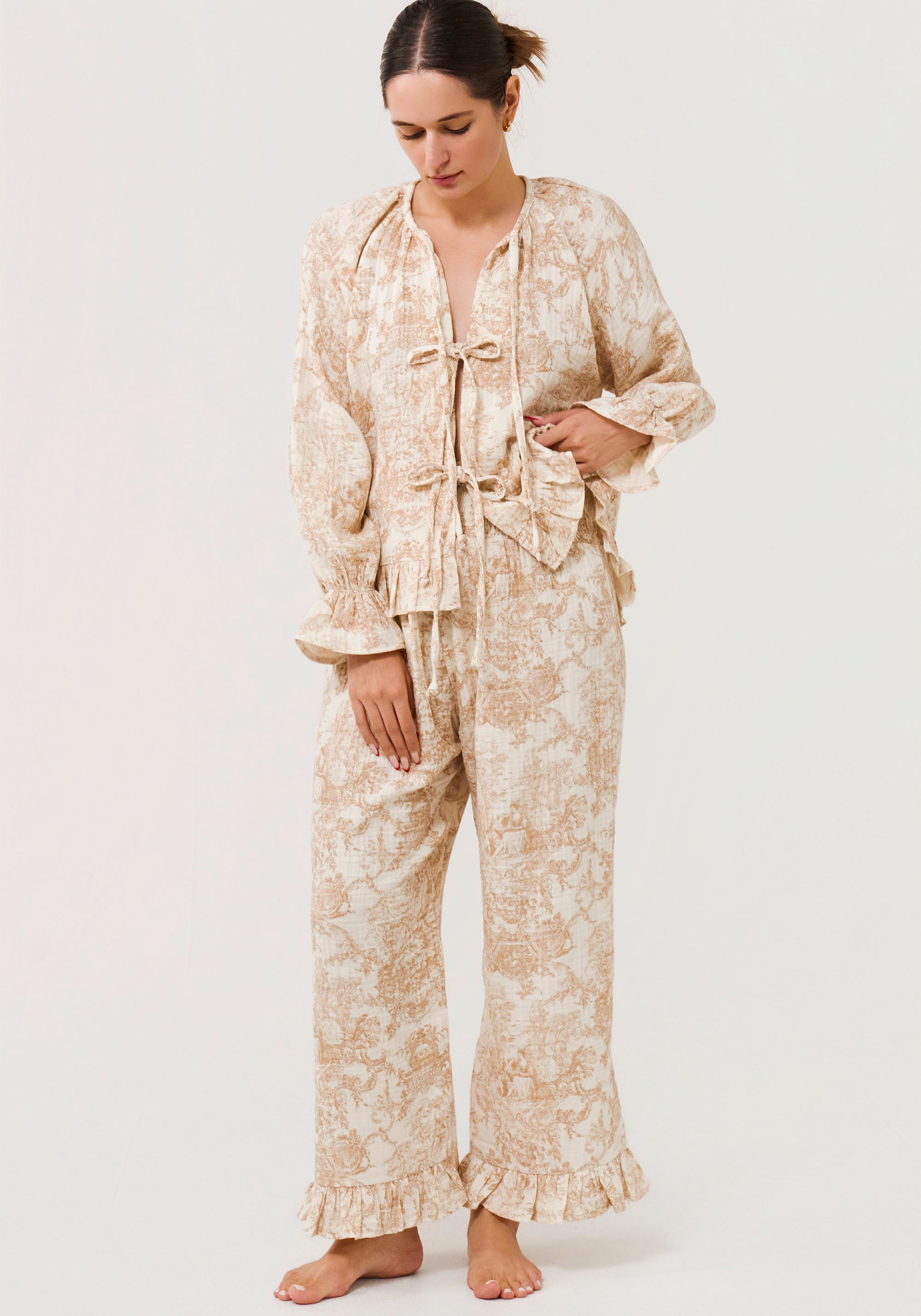 COZY TIE MUSLIN SET