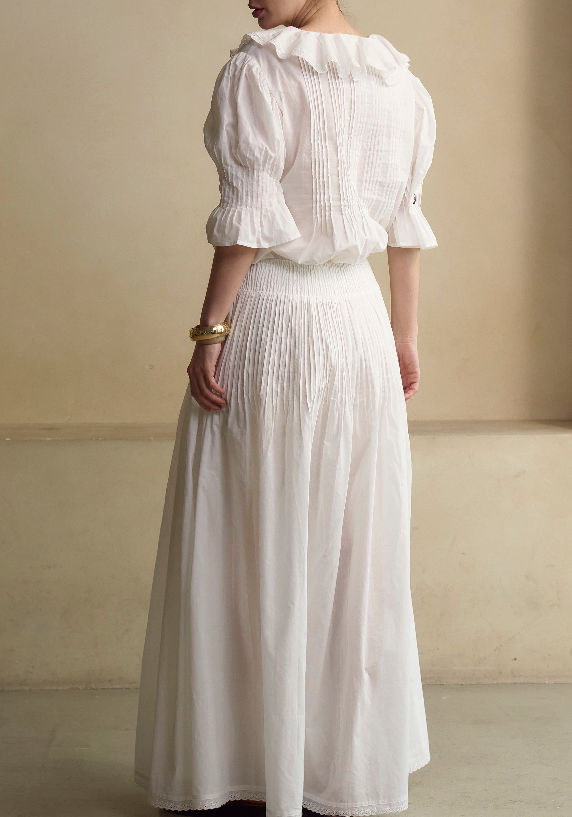 HESTIA LINEN TOP & SKIRT SET