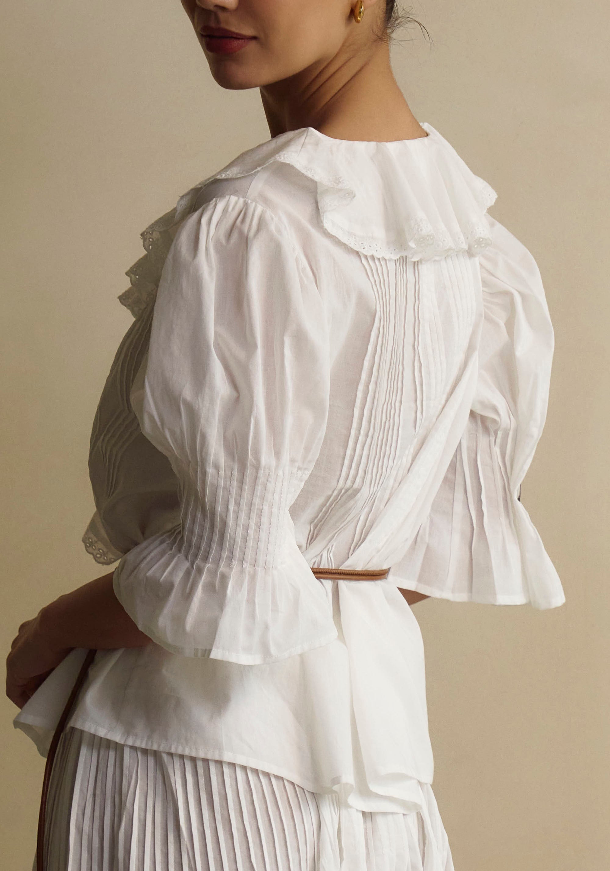 HESTIA LINEN TOP & SKIRT SET