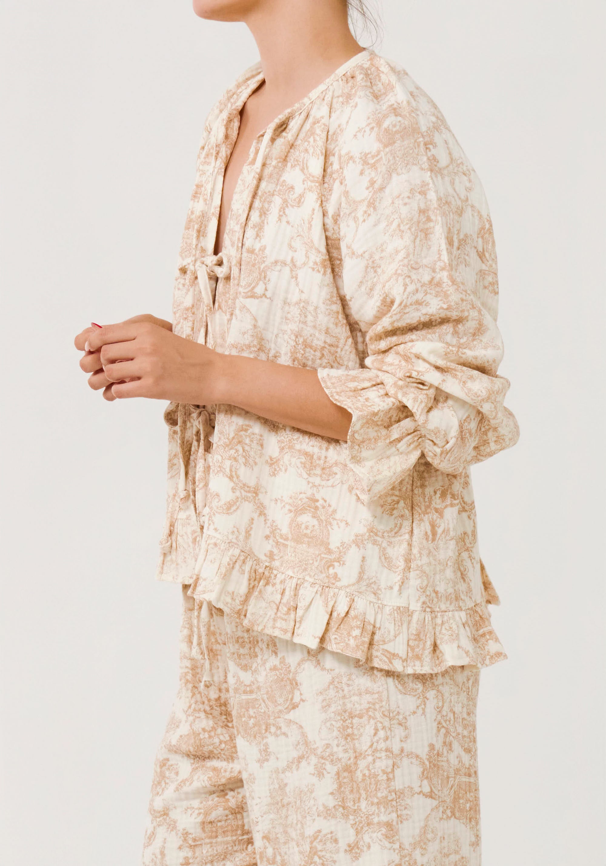 COZY TIE MUSLIN SET