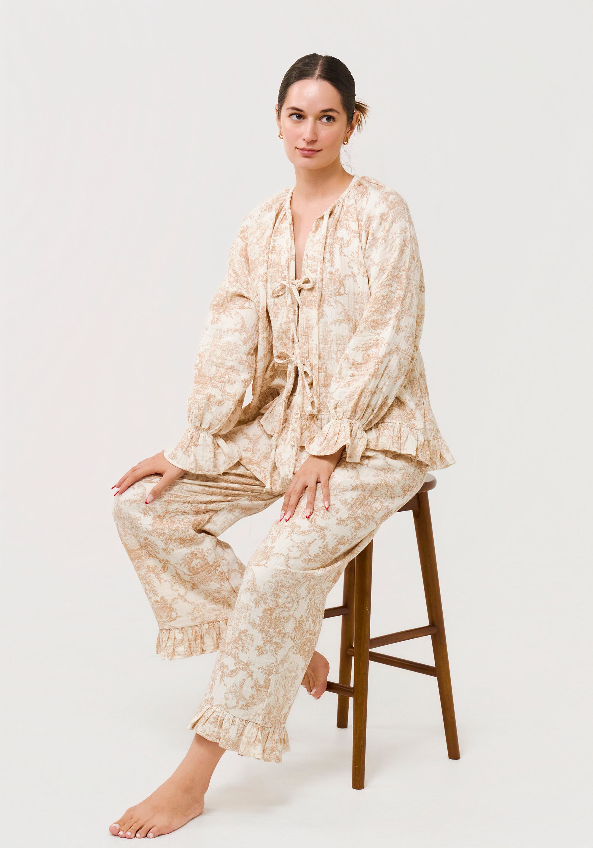 COZY TIE MUSLIN SET