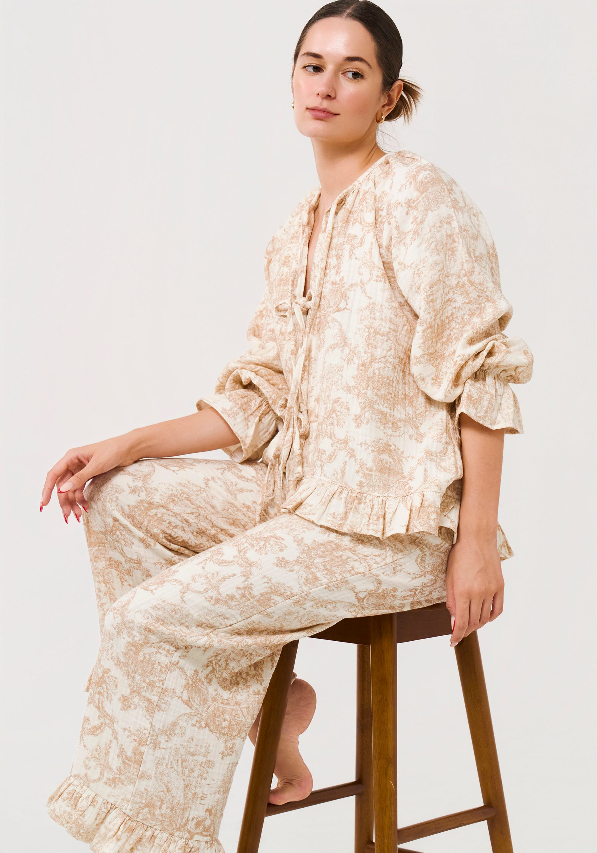 COZY TIE MUSLIN SET