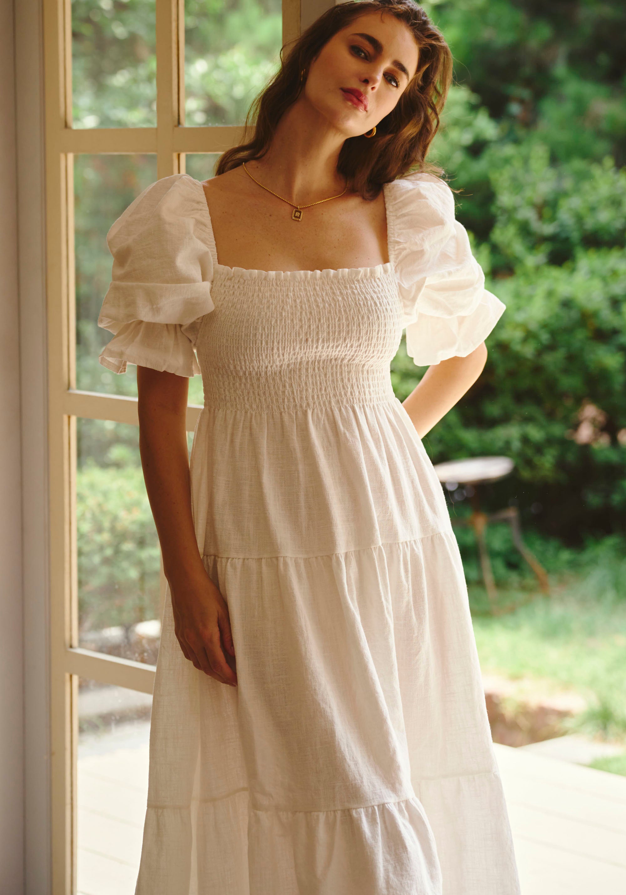 LINEN KIKO DRESS