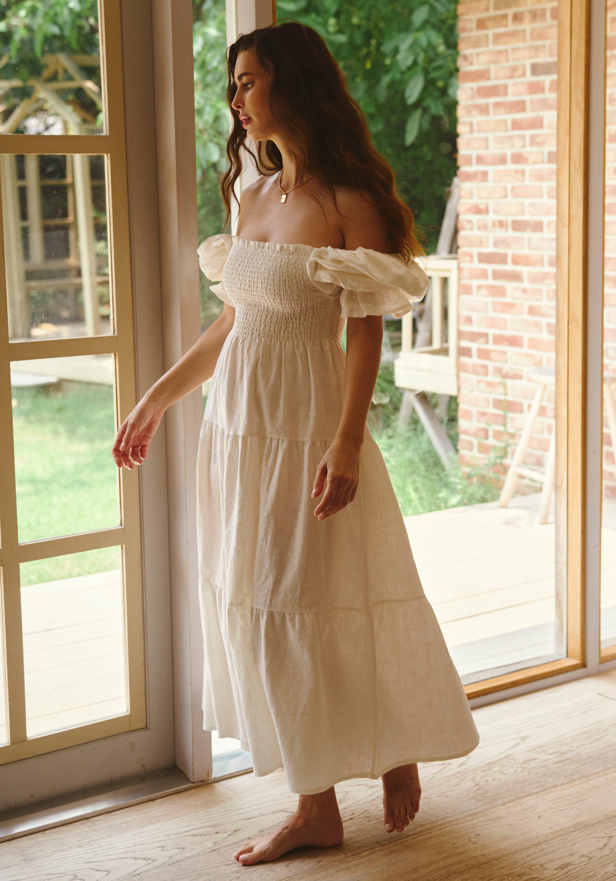 LINEN KIKO DRESS