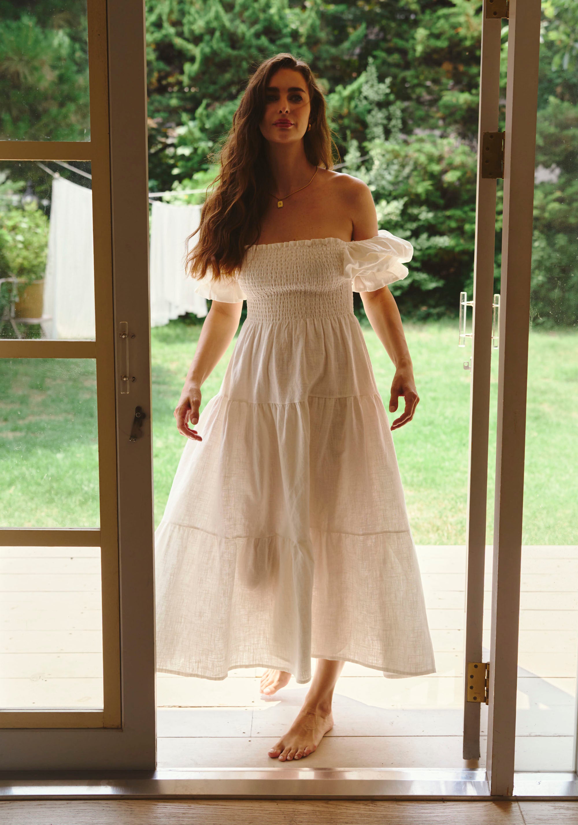 LINEN KIKO DRESS
