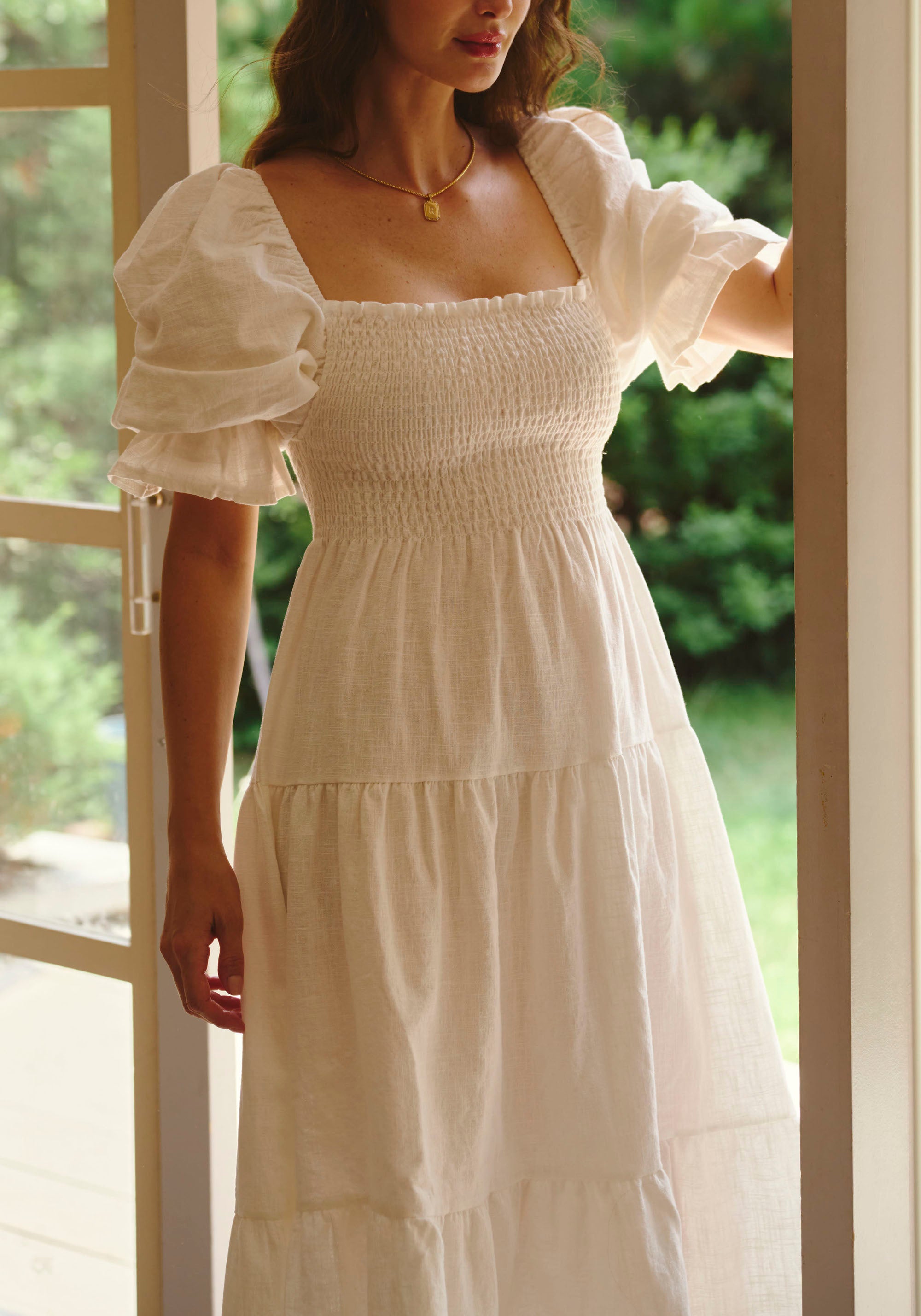 LINEN KIKO DRESS