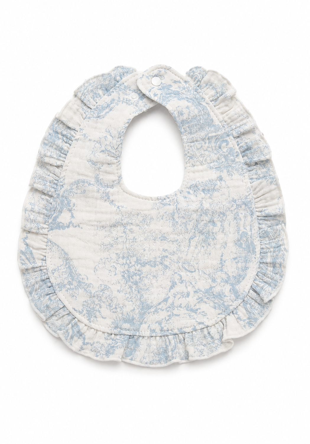 RUFFLE MUSLIN BIB
