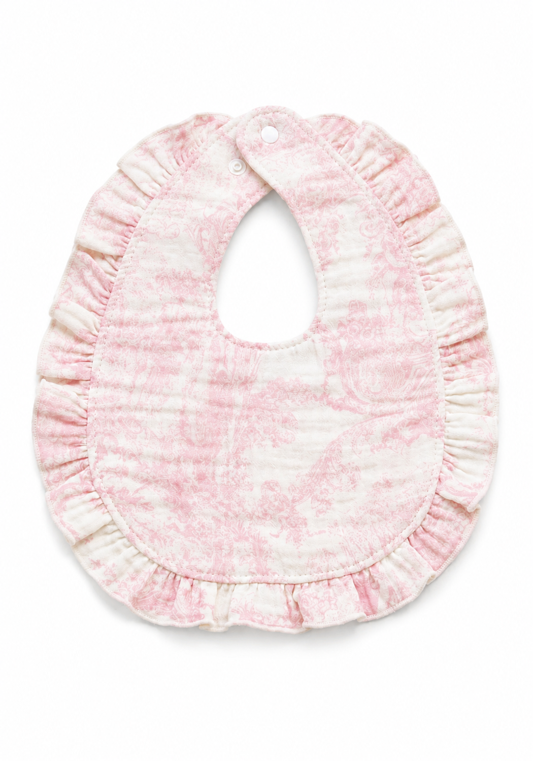 RUFFLE MUSLIN BIB