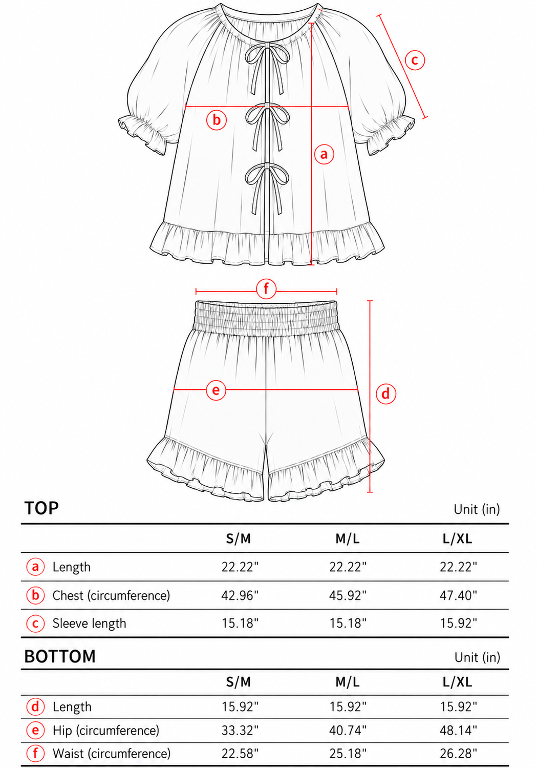 RUFFLED TIE SET UP