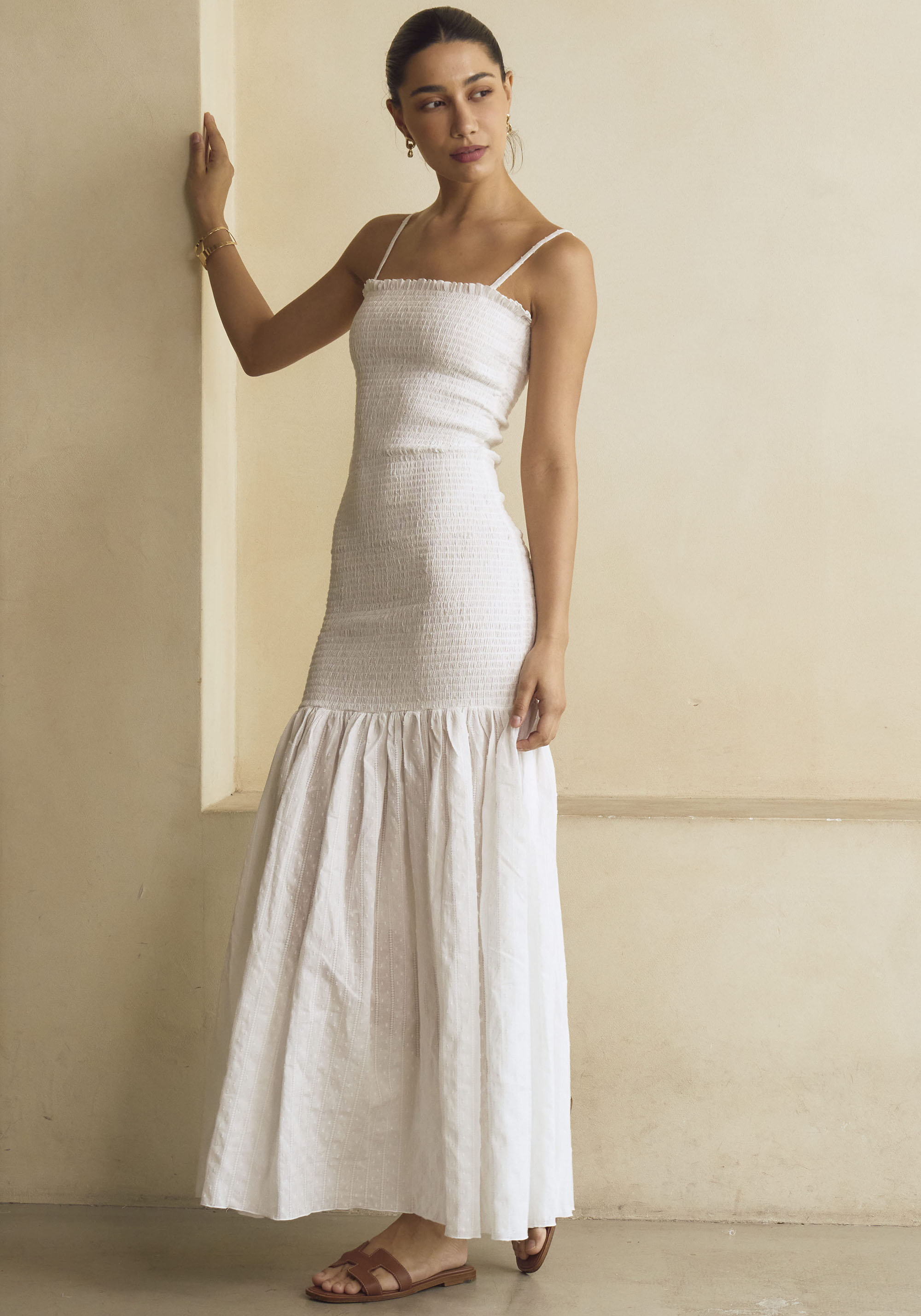 SWISS DOT MERMAID DRESS