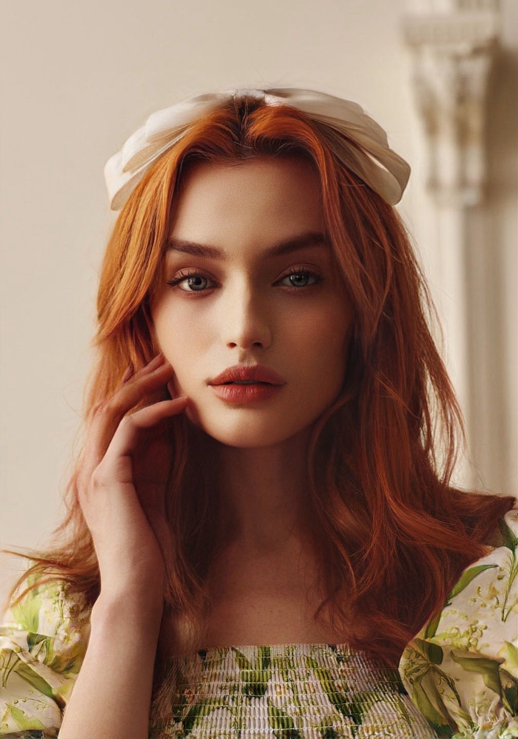 SILK SATIN BOW HEADBAND