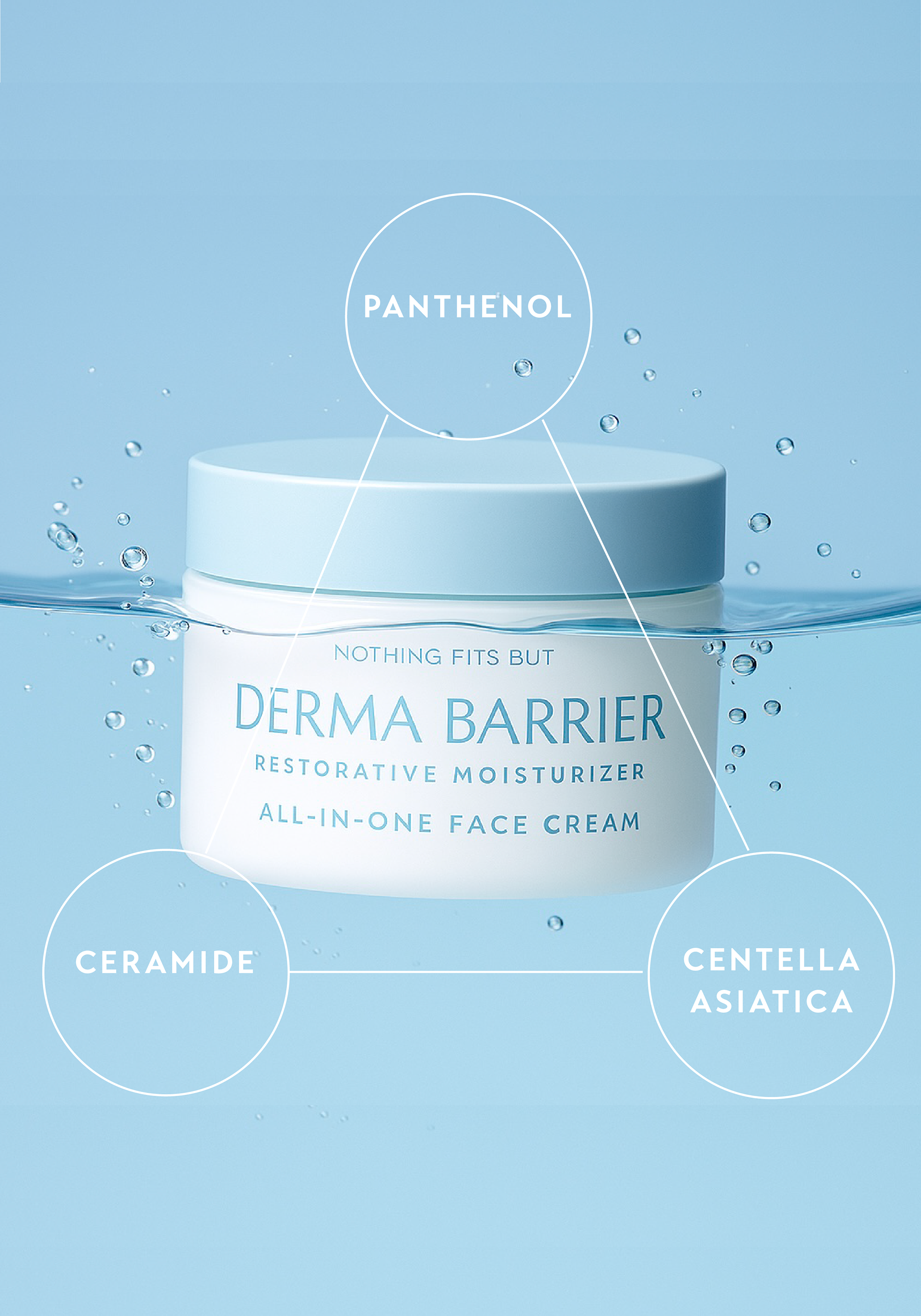 CERAMIDE DERMA BARRIER SOOTHING & HYDRATING ALL-IN-ONE GEL CREAM