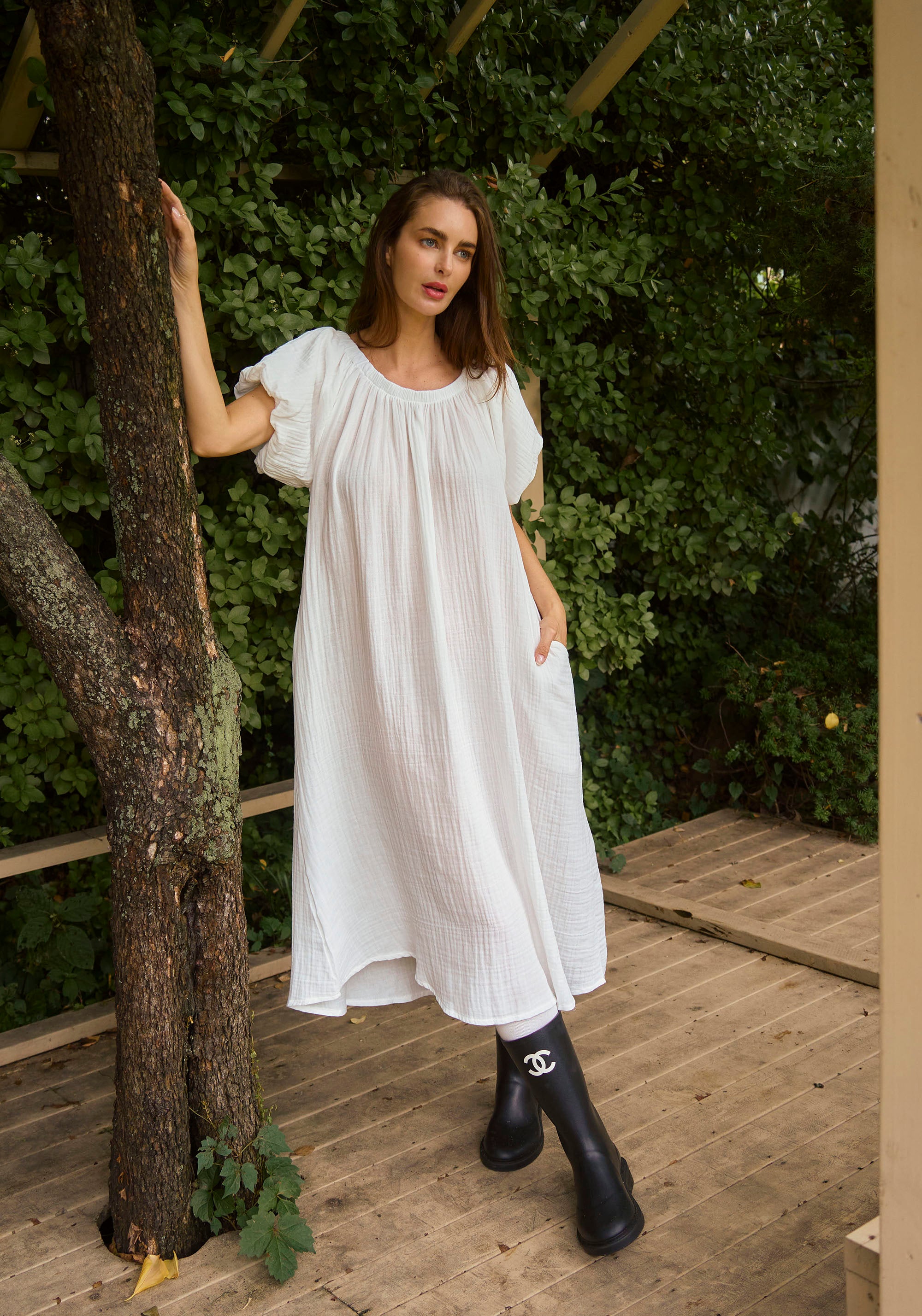 ROSETTE DRESS