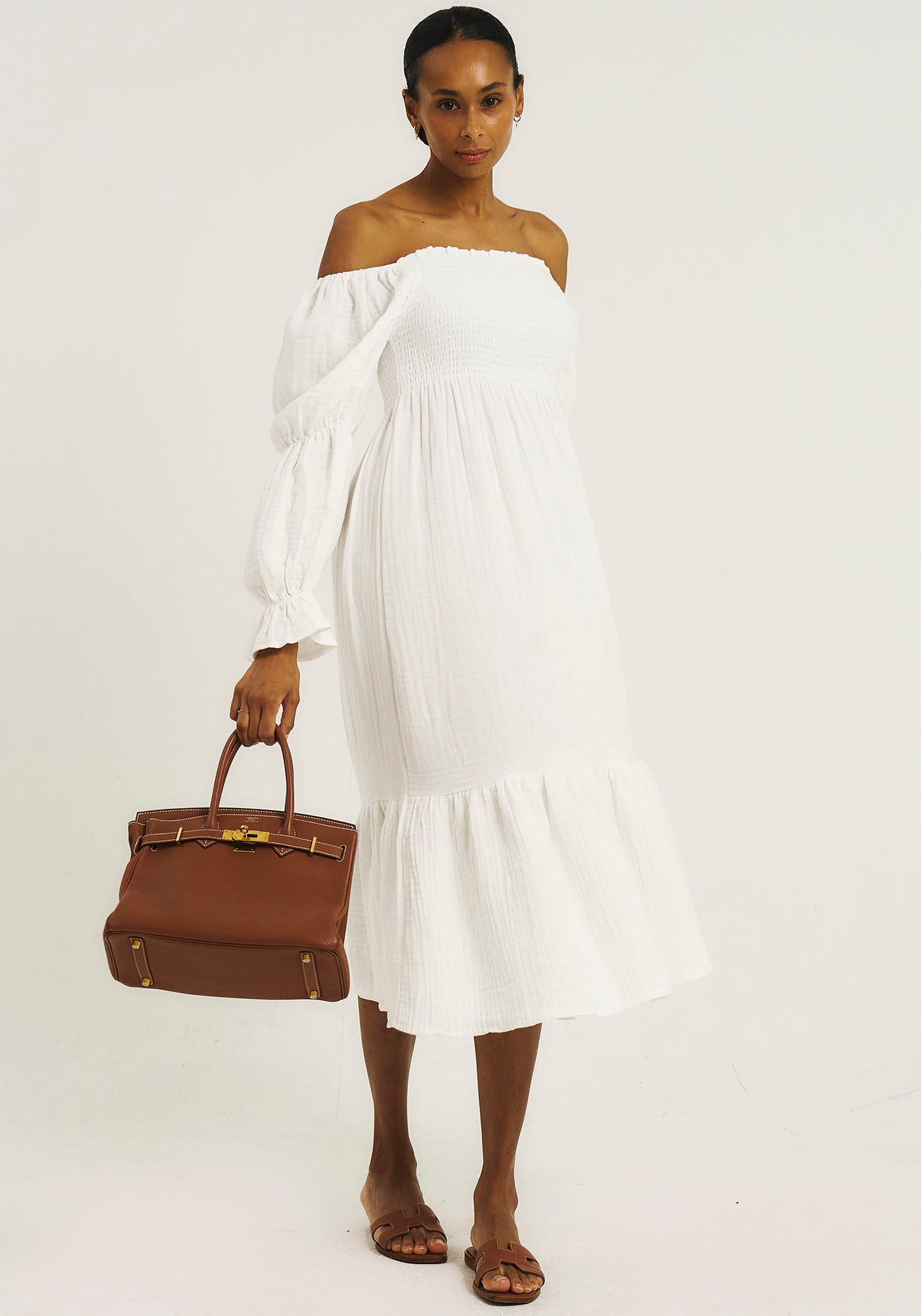 New Yuki Dress L / White New Yuki Dress L / White