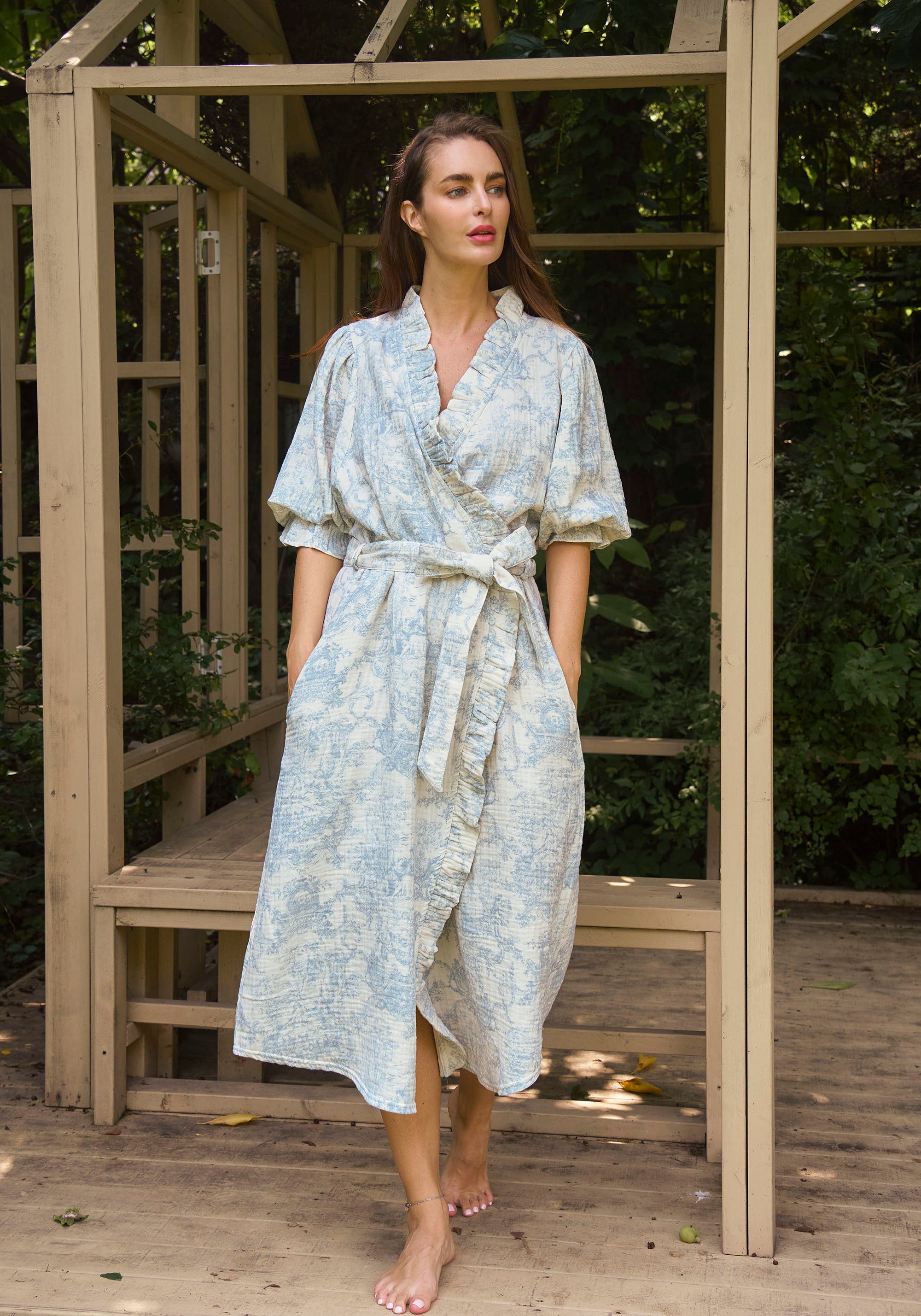 MUSLIN GAUZE ROBE