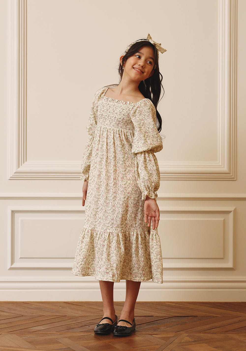 [MOMMY & ME] YUKI DRESS PINK POPPY / 1-2Y