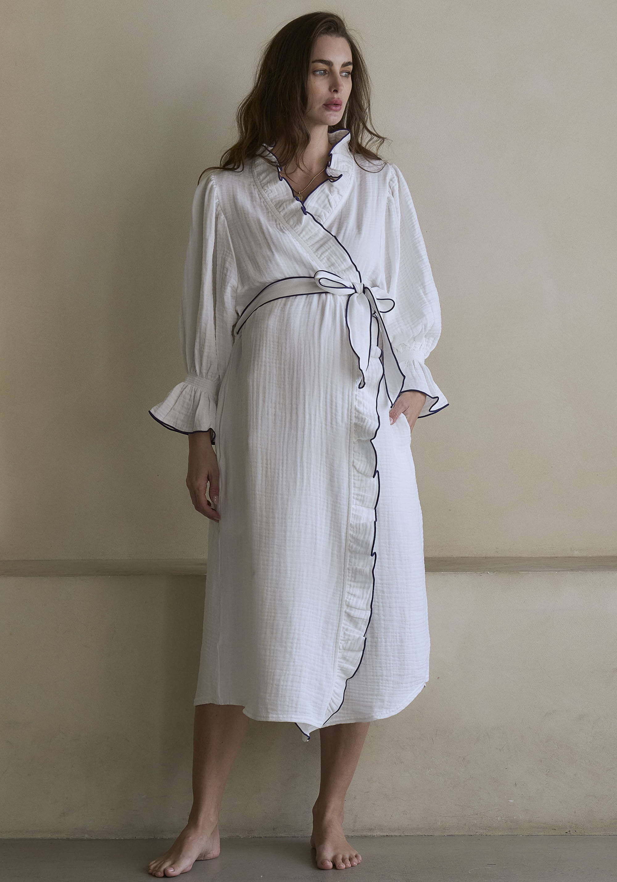 MUSLIN MODAL GAUZE ROBE