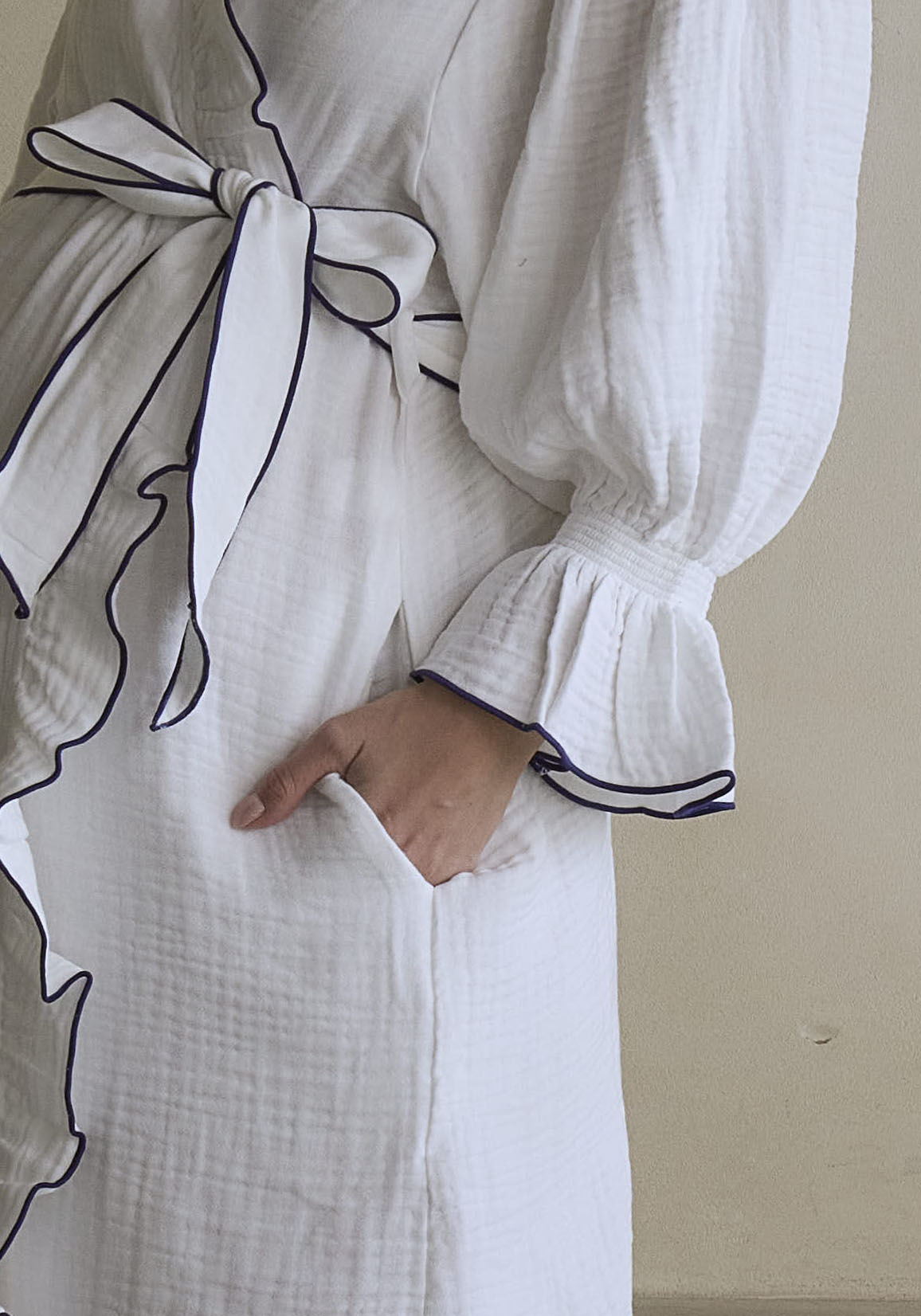 MUSLIN MODAL GAUZE ROBE