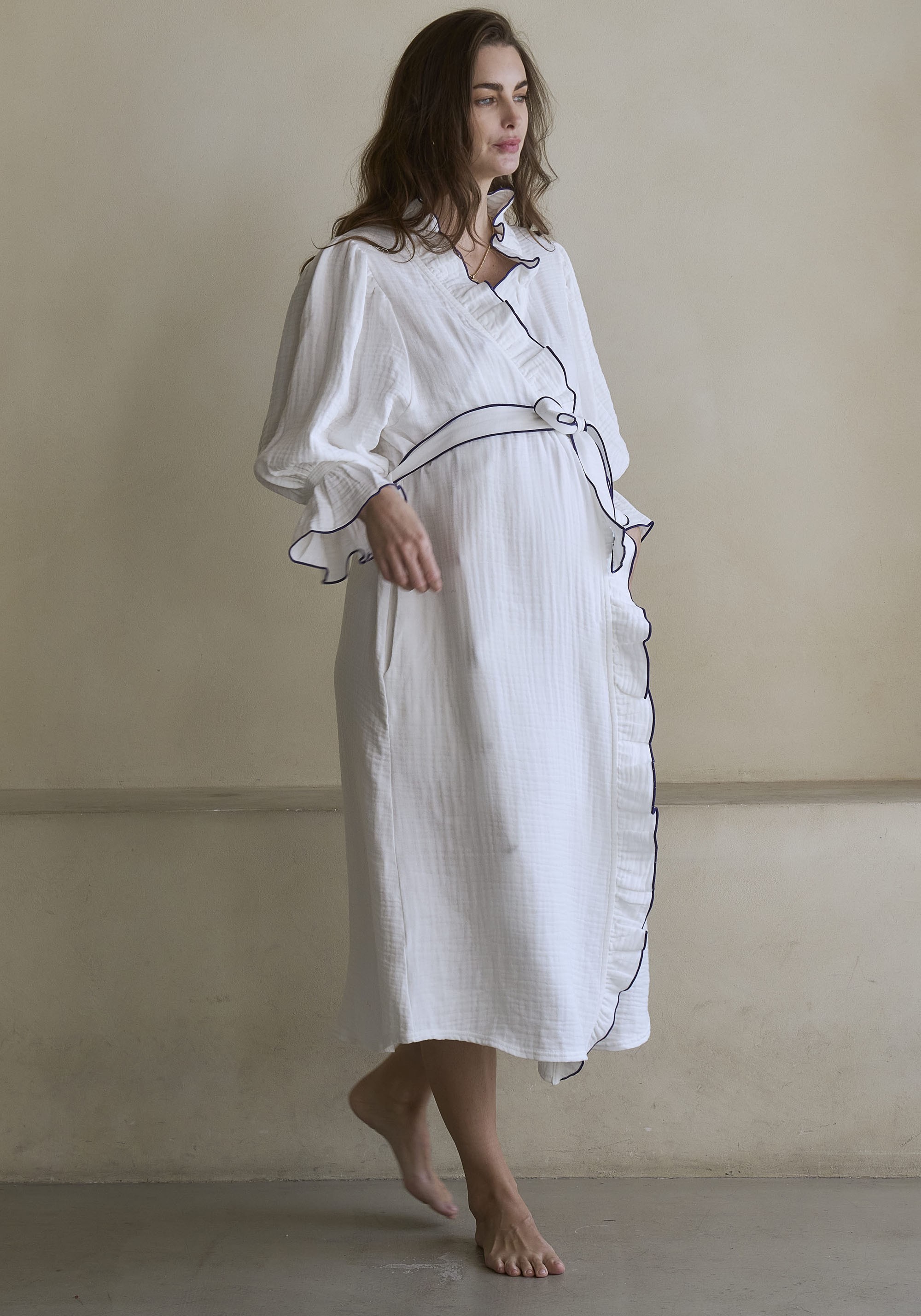 MUSLIN MODAL GAUZE ROBE