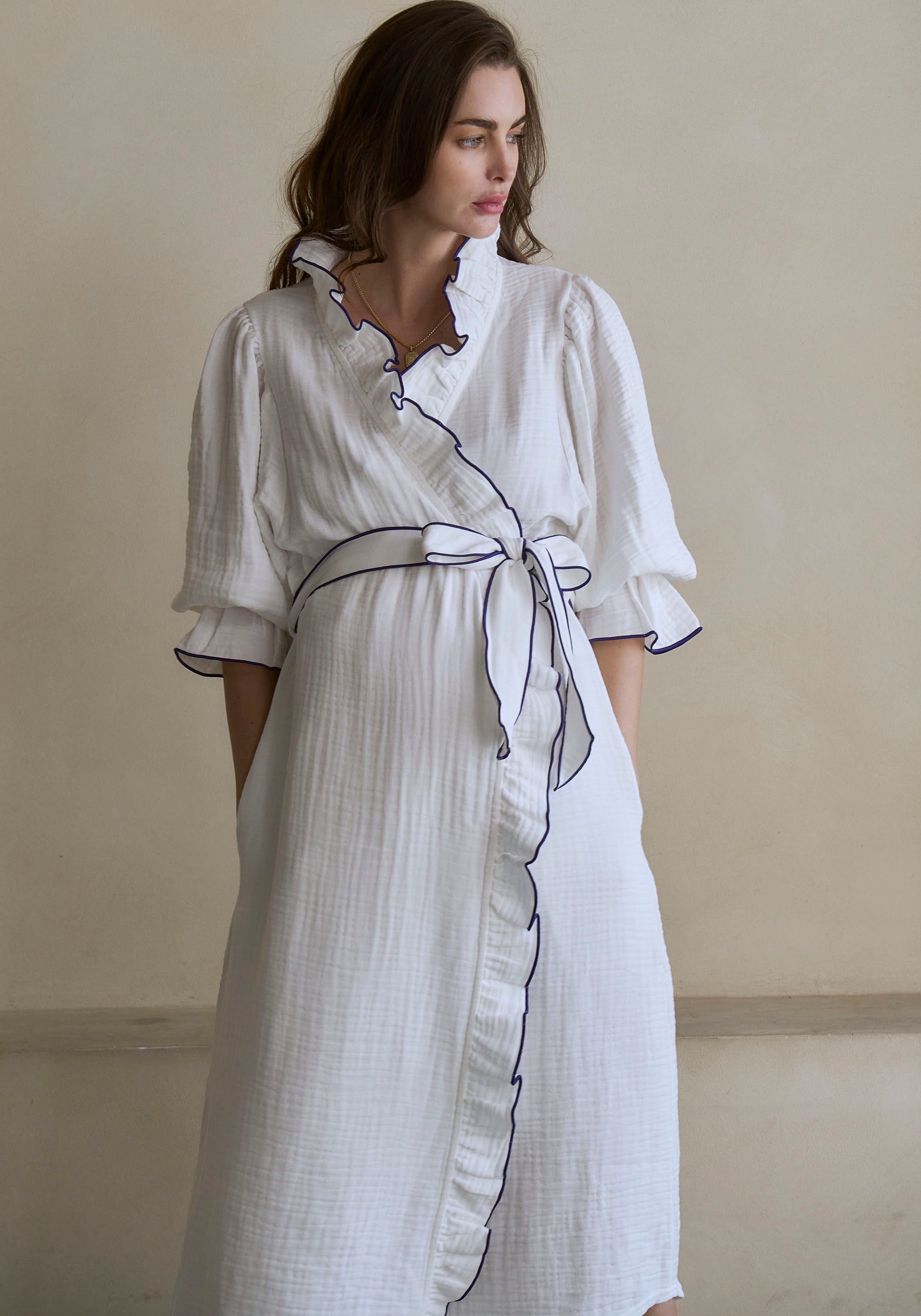 MUSLIN MODAL GAUZE ROBE