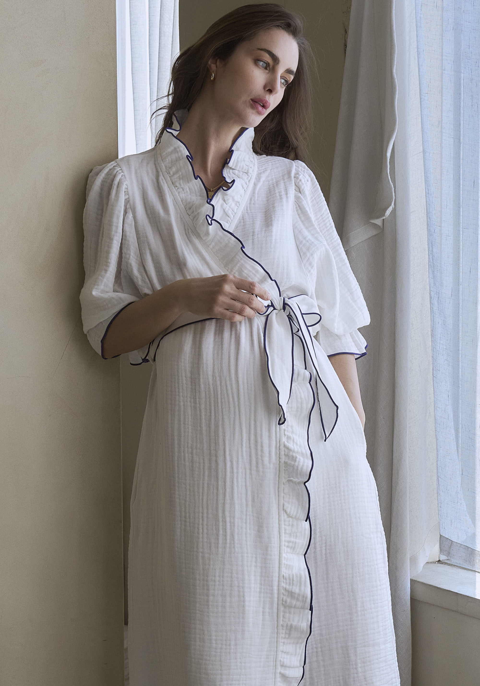 MUSLIN MODAL GAUZE ROBE