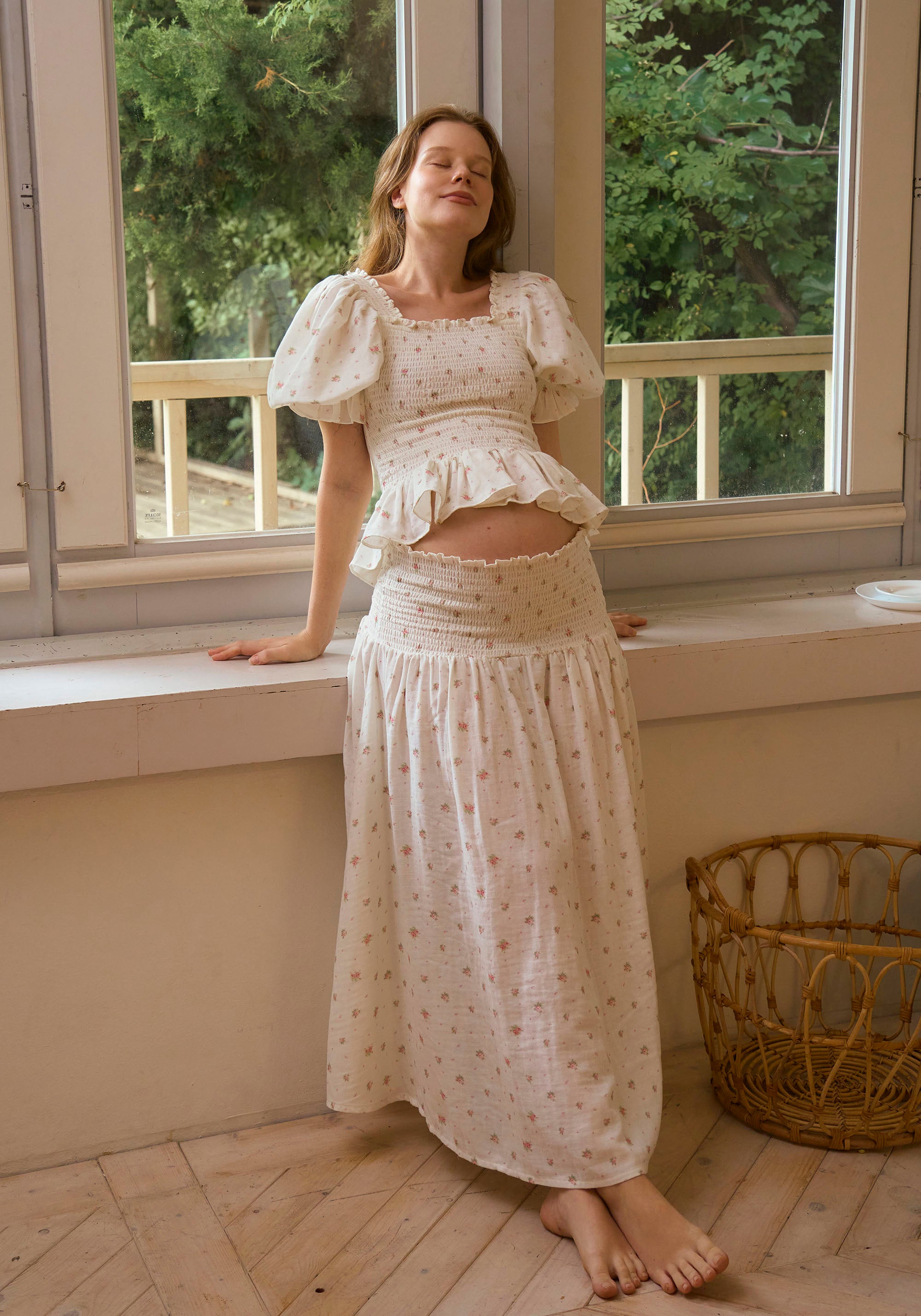 FLEUR BLOUSE & SKIRT SET