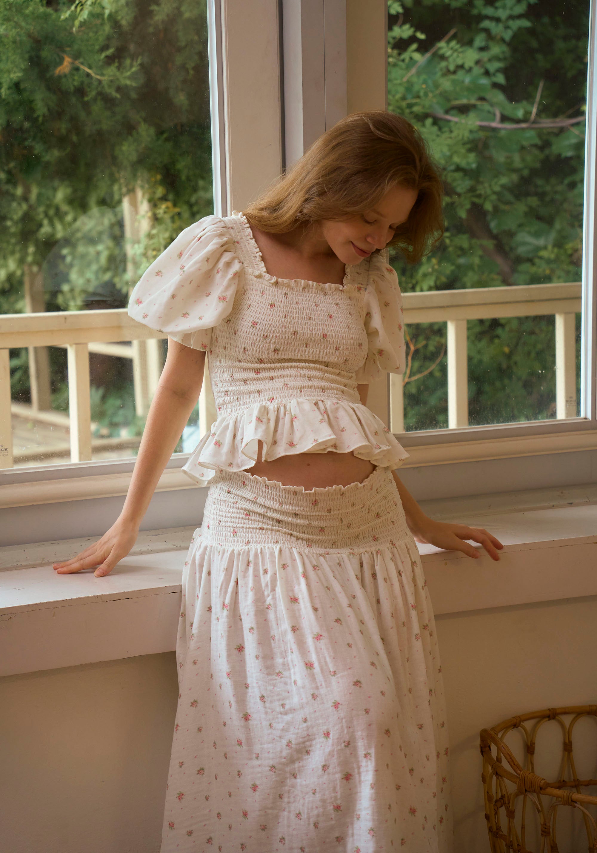 FLEUR BLOUSE & SKIRT SET