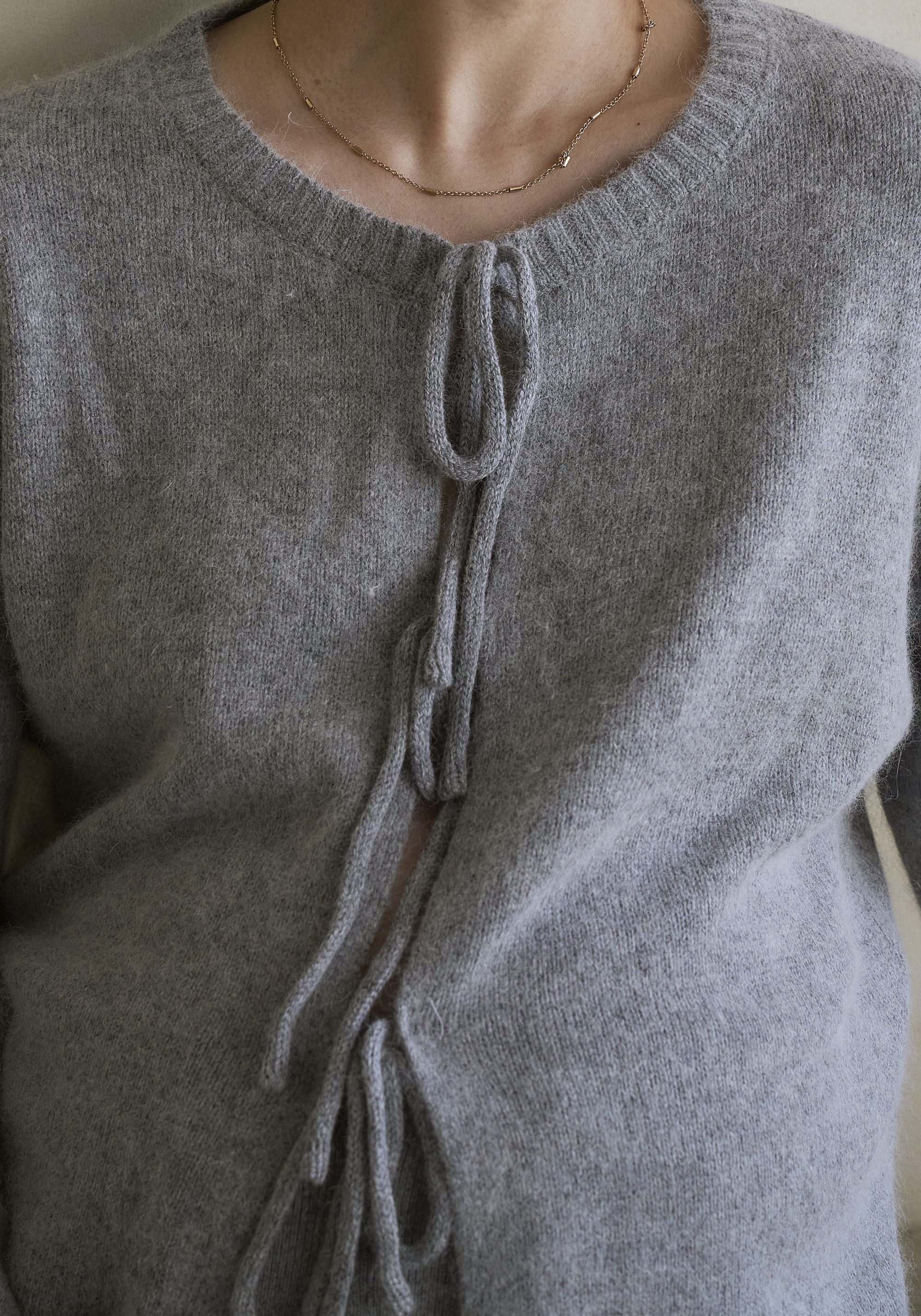 ANGORA TIE KNIT SET UP