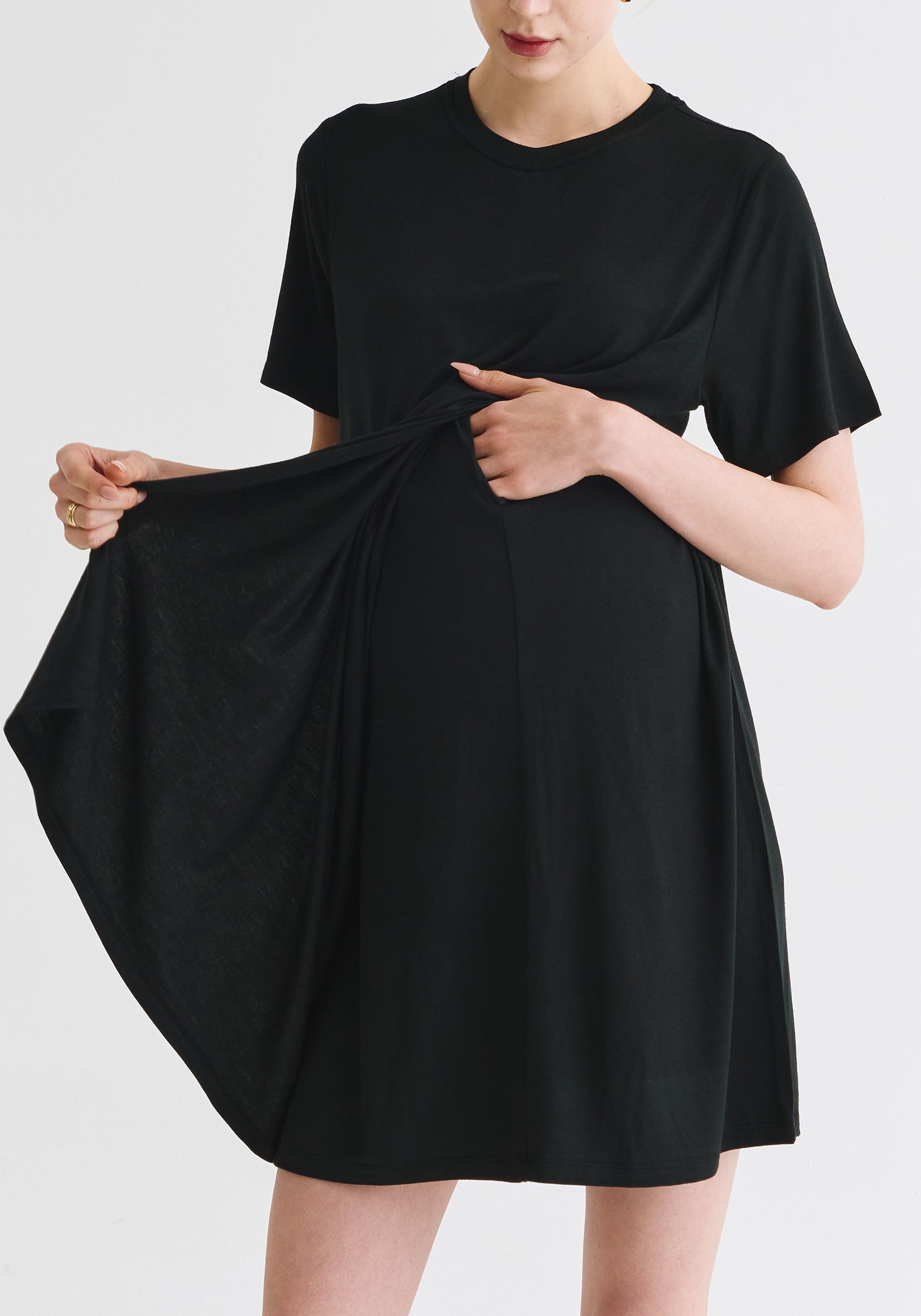BUTTER SOFT MODAL NURSING DRESS