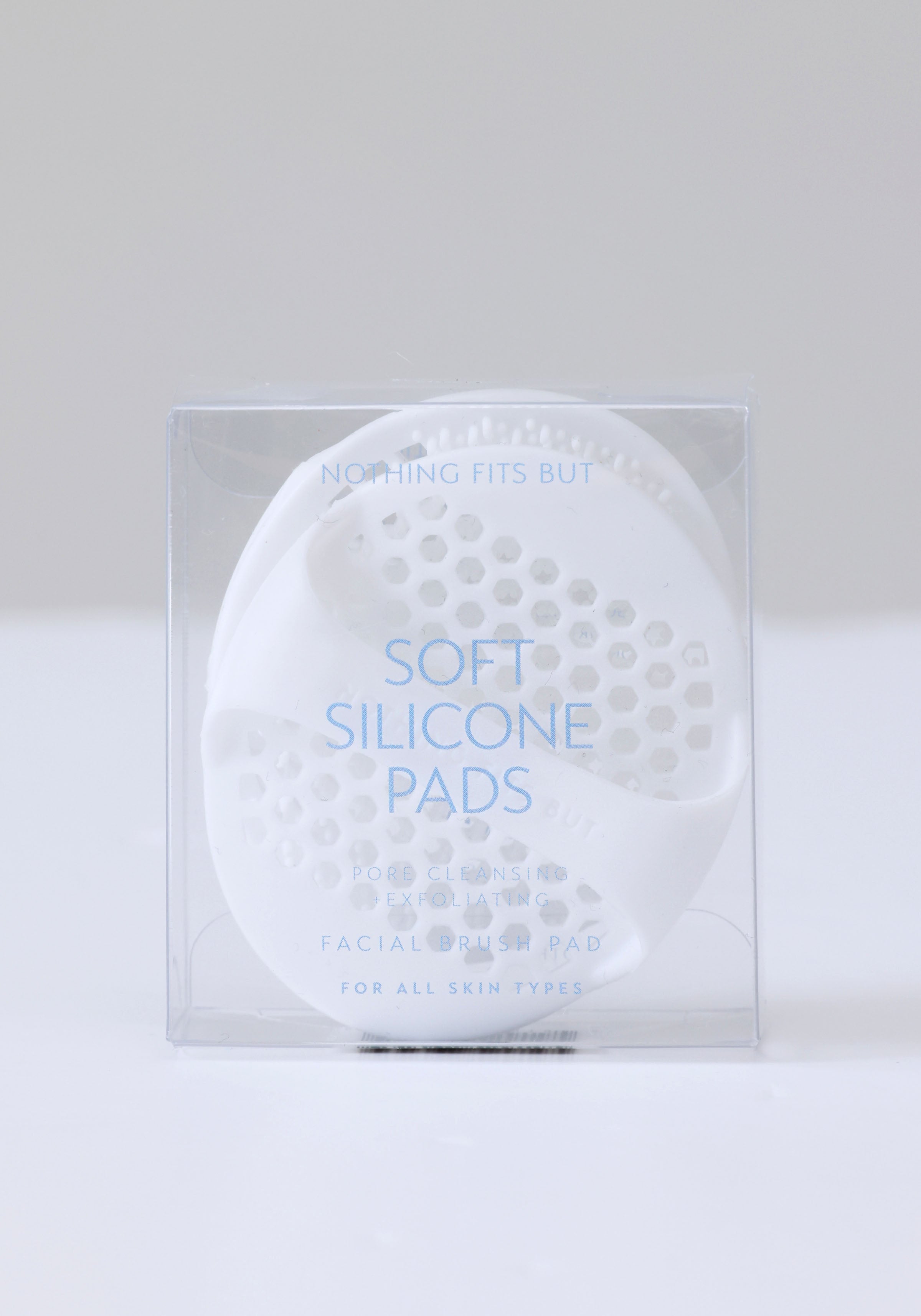 2 X SOFT SILICONE PORE CLEANSING & EXFOLIATING FACIAL BRUSH PAD