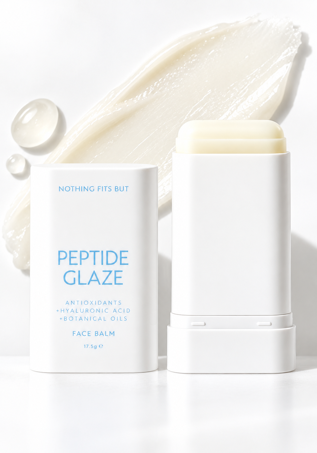 PEPTIDE GLAZE : COLLAGEN PEPTIDE GLASS SKIN BALM STICK FOR FACE & LIPS