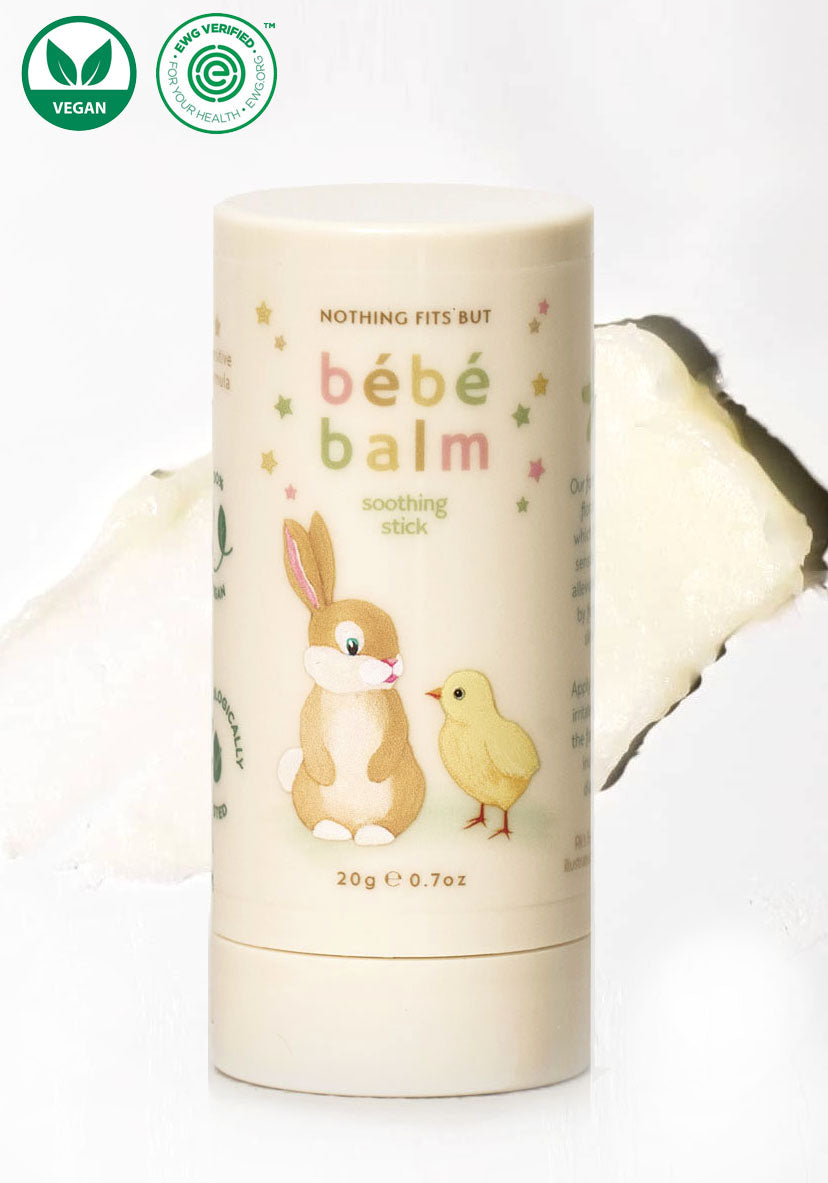 VEGAN SOOTHING & HYDRATING BEBE BALM STICK - EWG GREEN