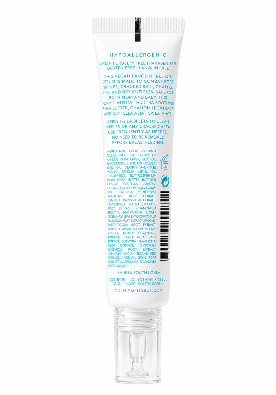 LIP & NIPPLE REPAIR : CHAMOMILE + ROSEMARY ANTI-INFLAMMATORY VEGAN NURSING OIL SERUM