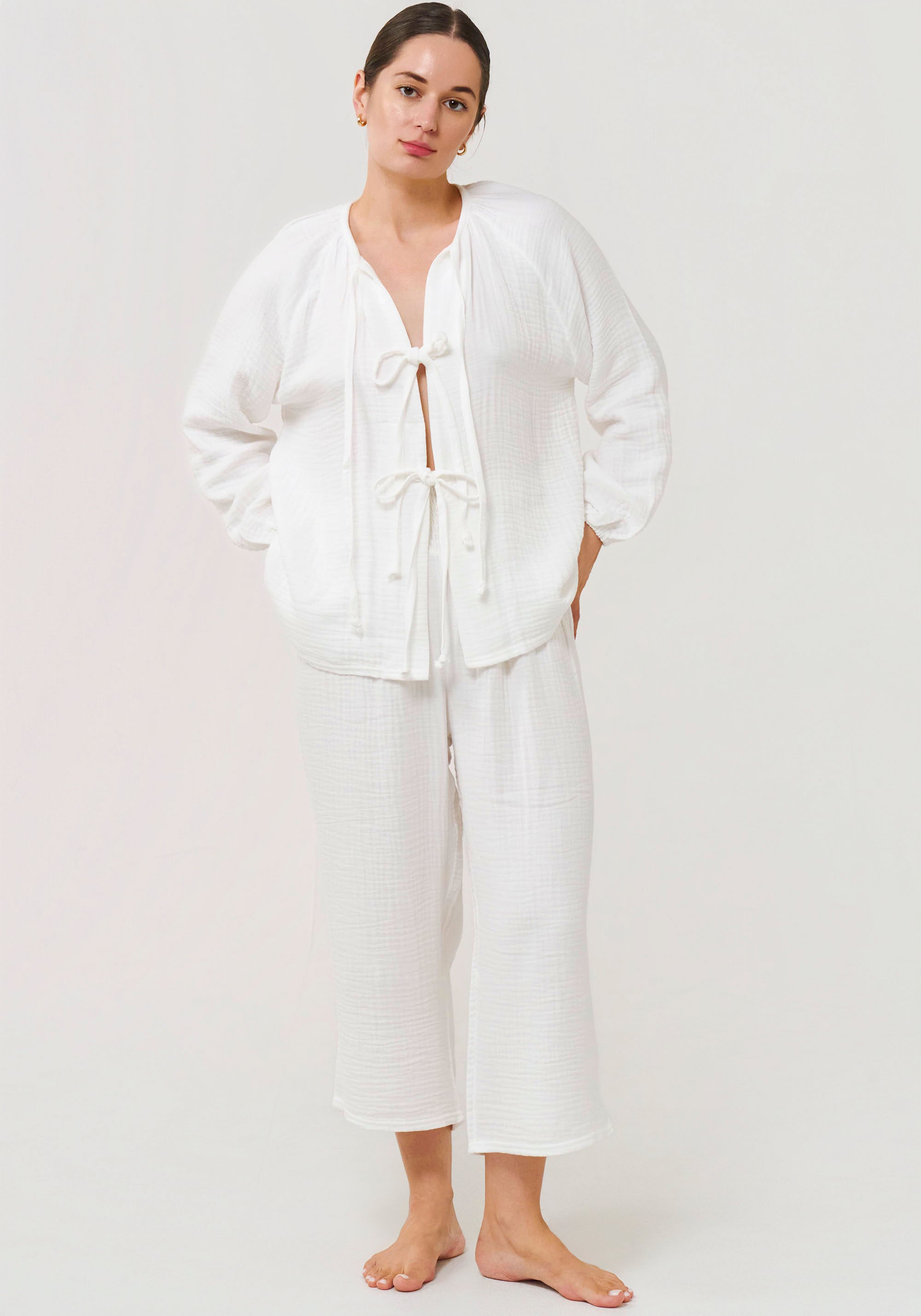 TIE MUSLIN GAUZE SET