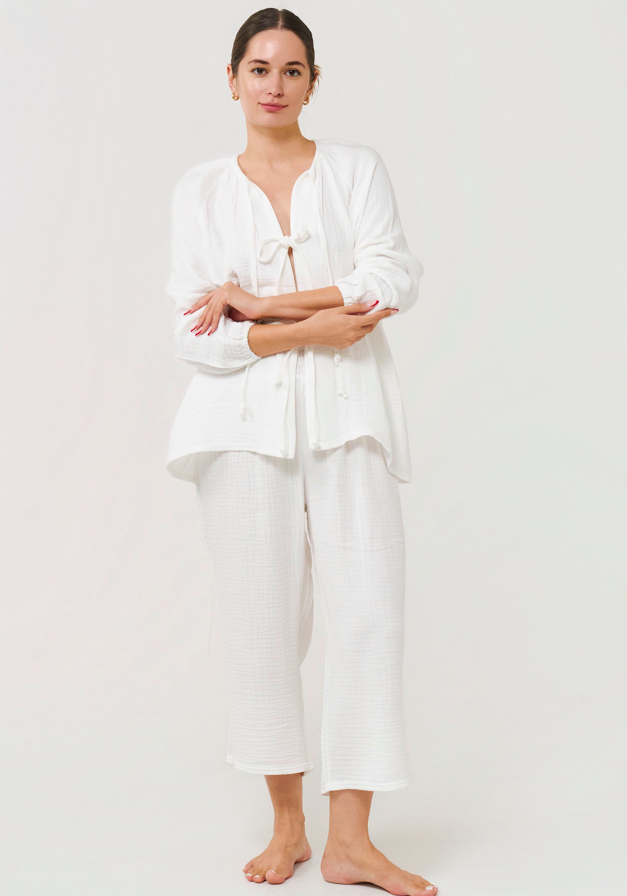 TIE MUSLIN GAUZE SET