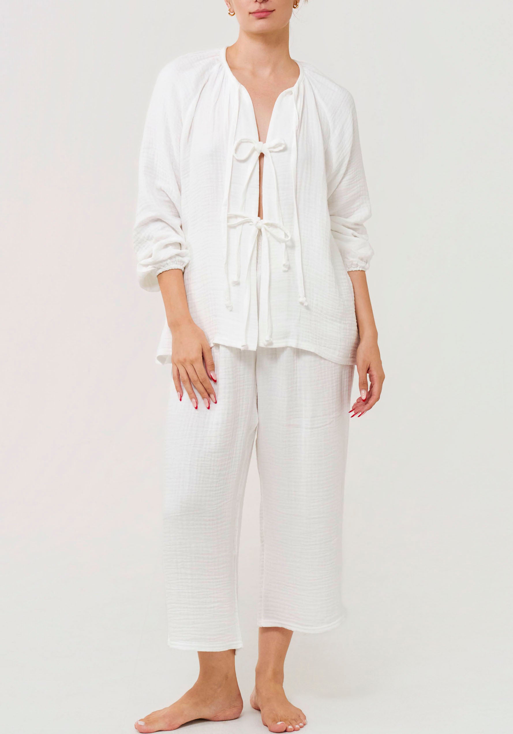 TIE MUSLIN GAUZE SET
