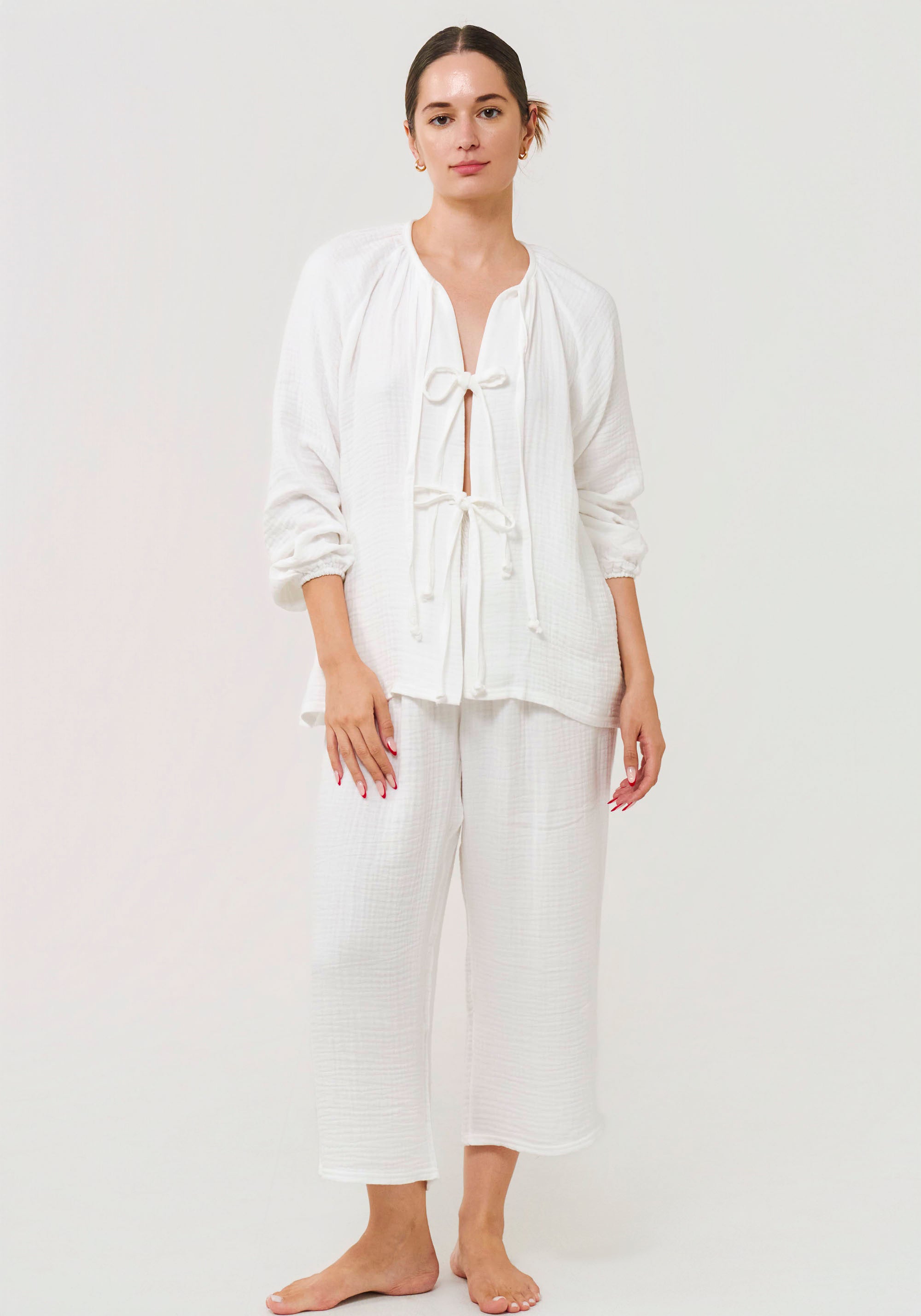 TIE MUSLIN GAUZE SET