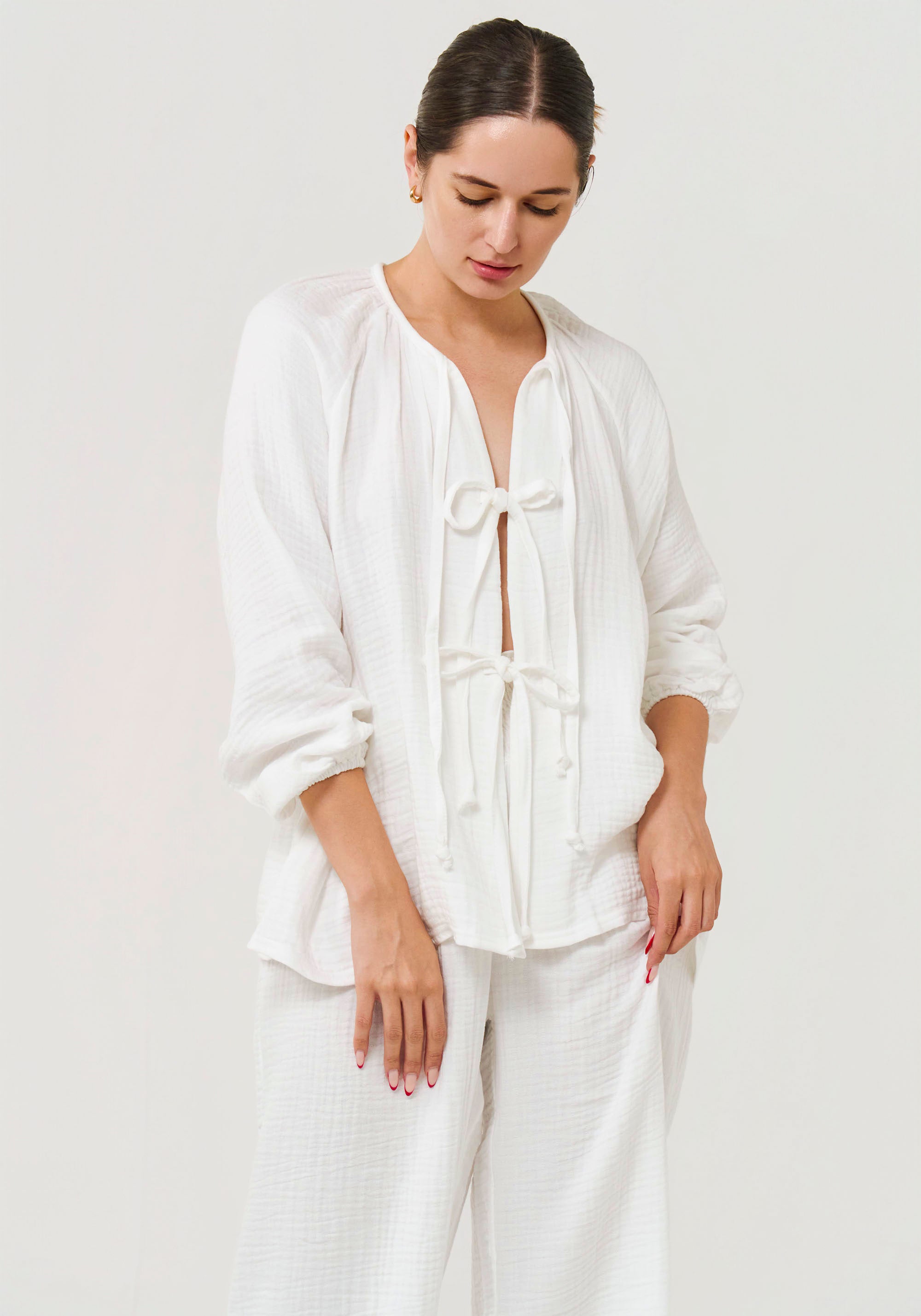 TIE MUSLIN GAUZE SET