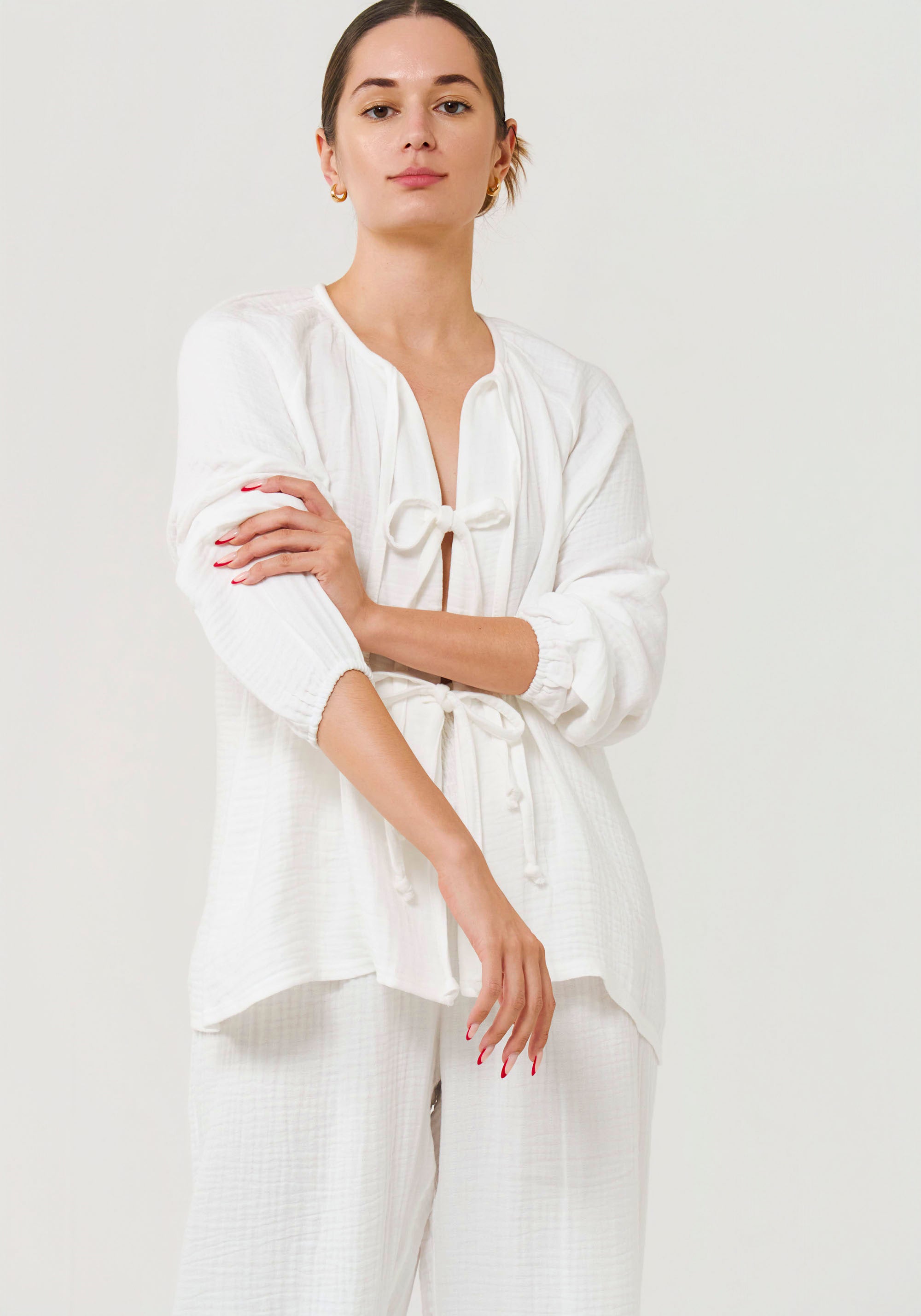 TIE MUSLIN GAUZE SET