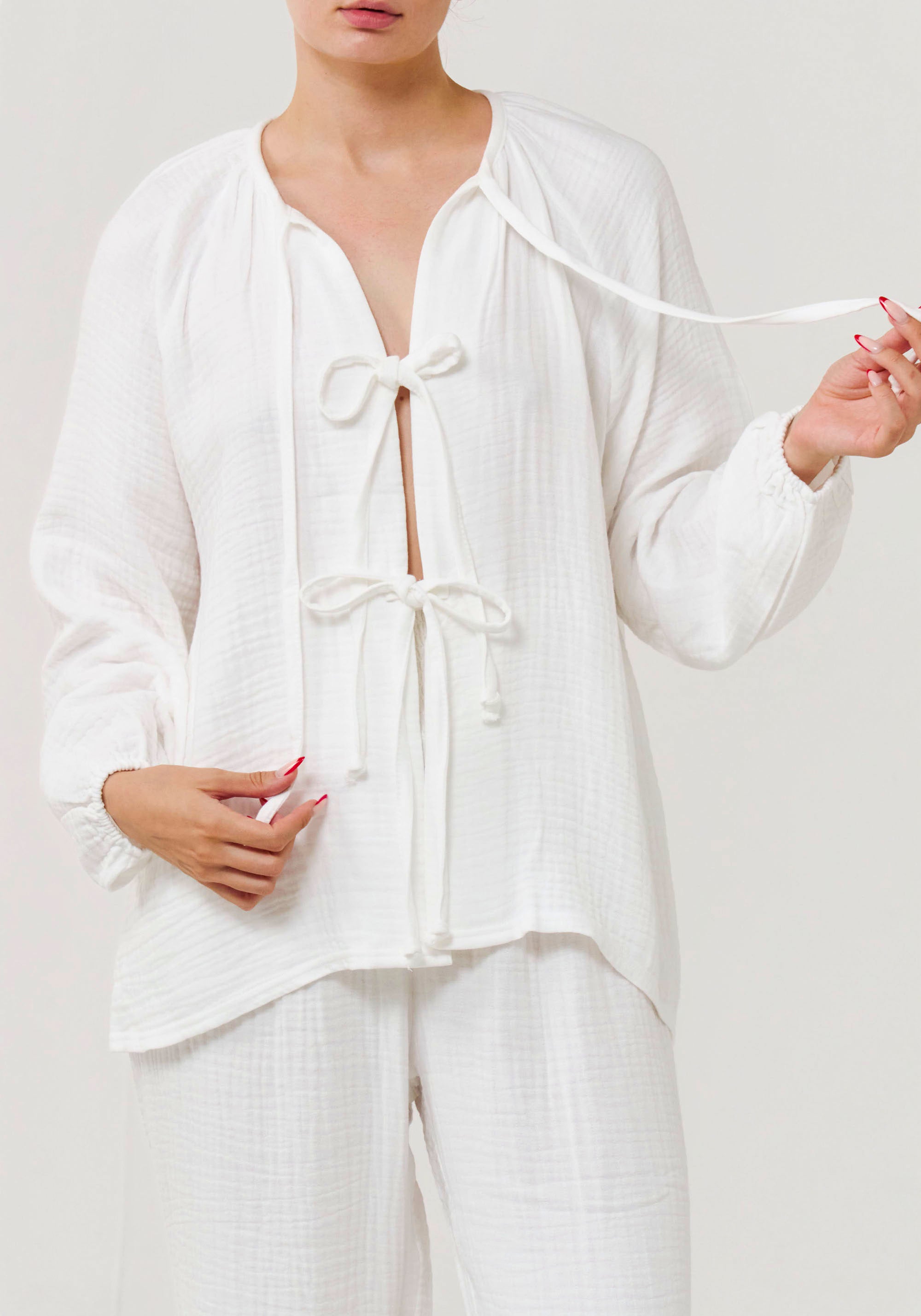 TIE MUSLIN GAUZE SET