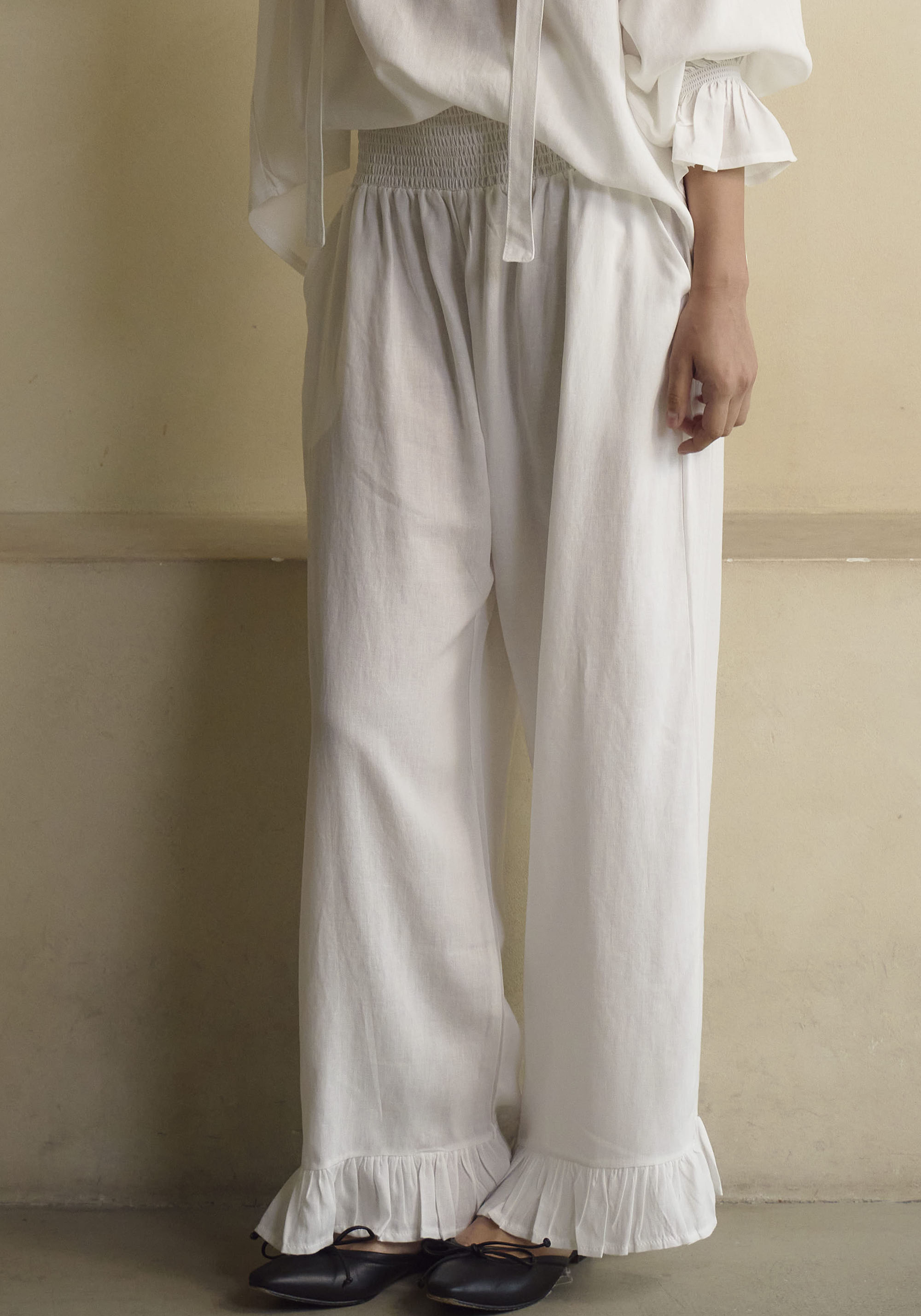 FREYA LINEN BLOUSE & PANTS SET
