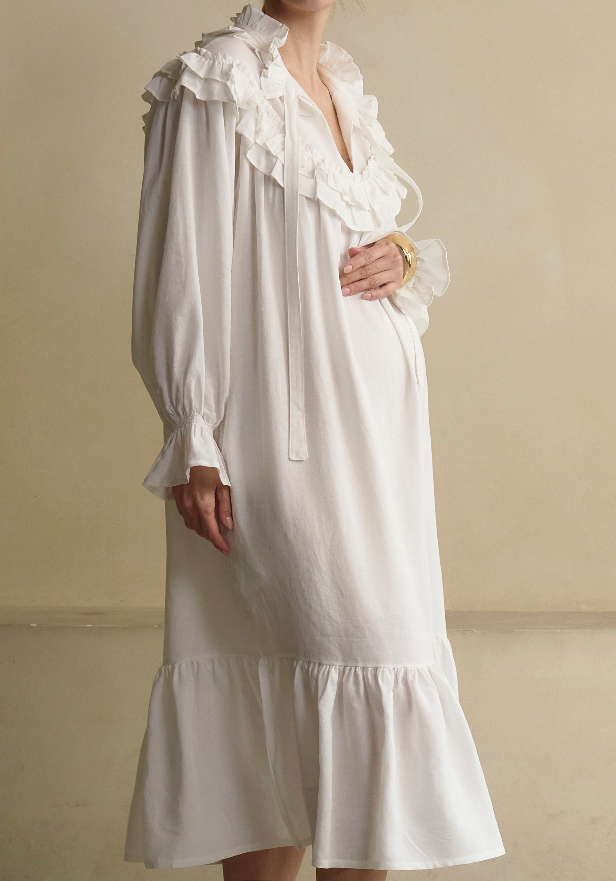 FREYA LINEN DRESS