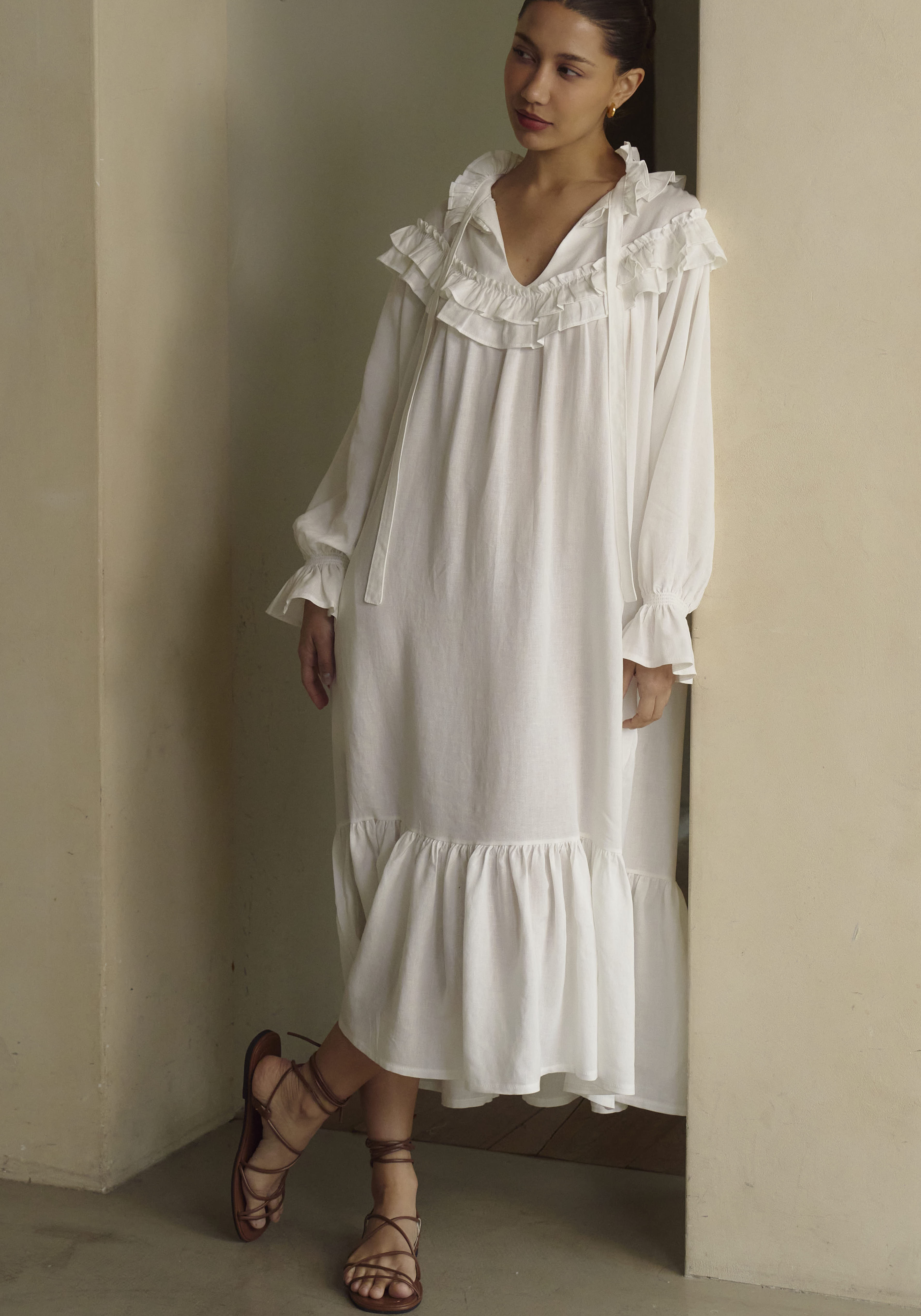 FREYA LINEN DRESS