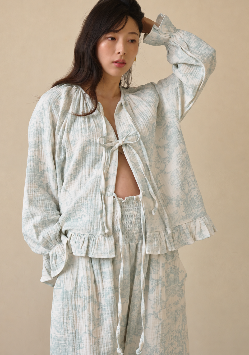COZY TIE MUSLIN SET